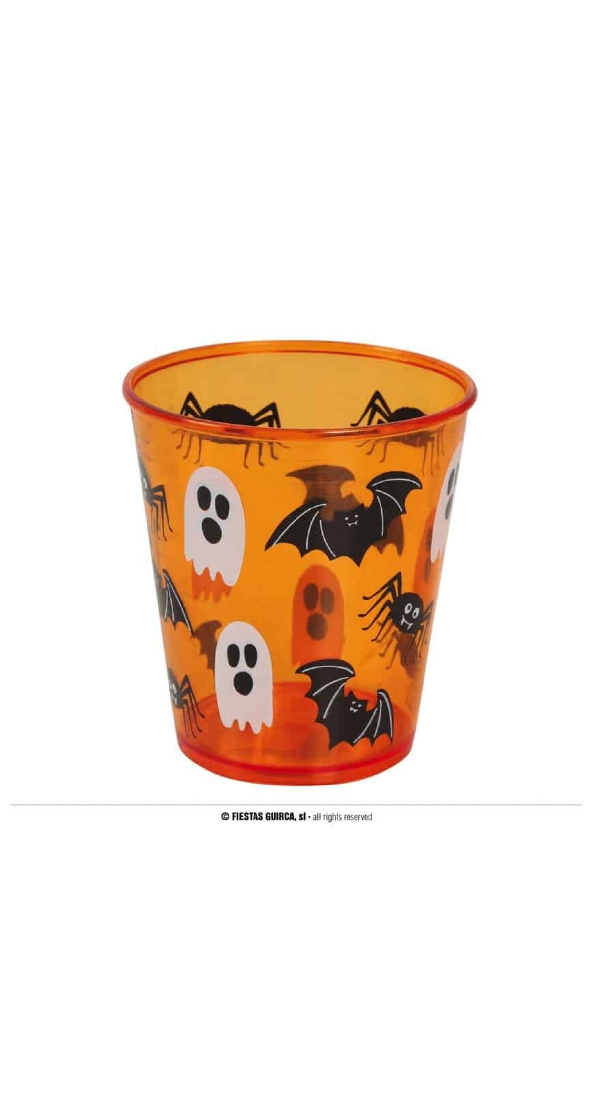 Halloween Orange Glass - 10cm