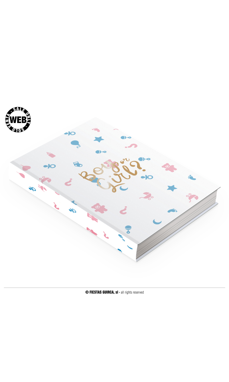 Gender Reveal Party Book Boy or Girl?