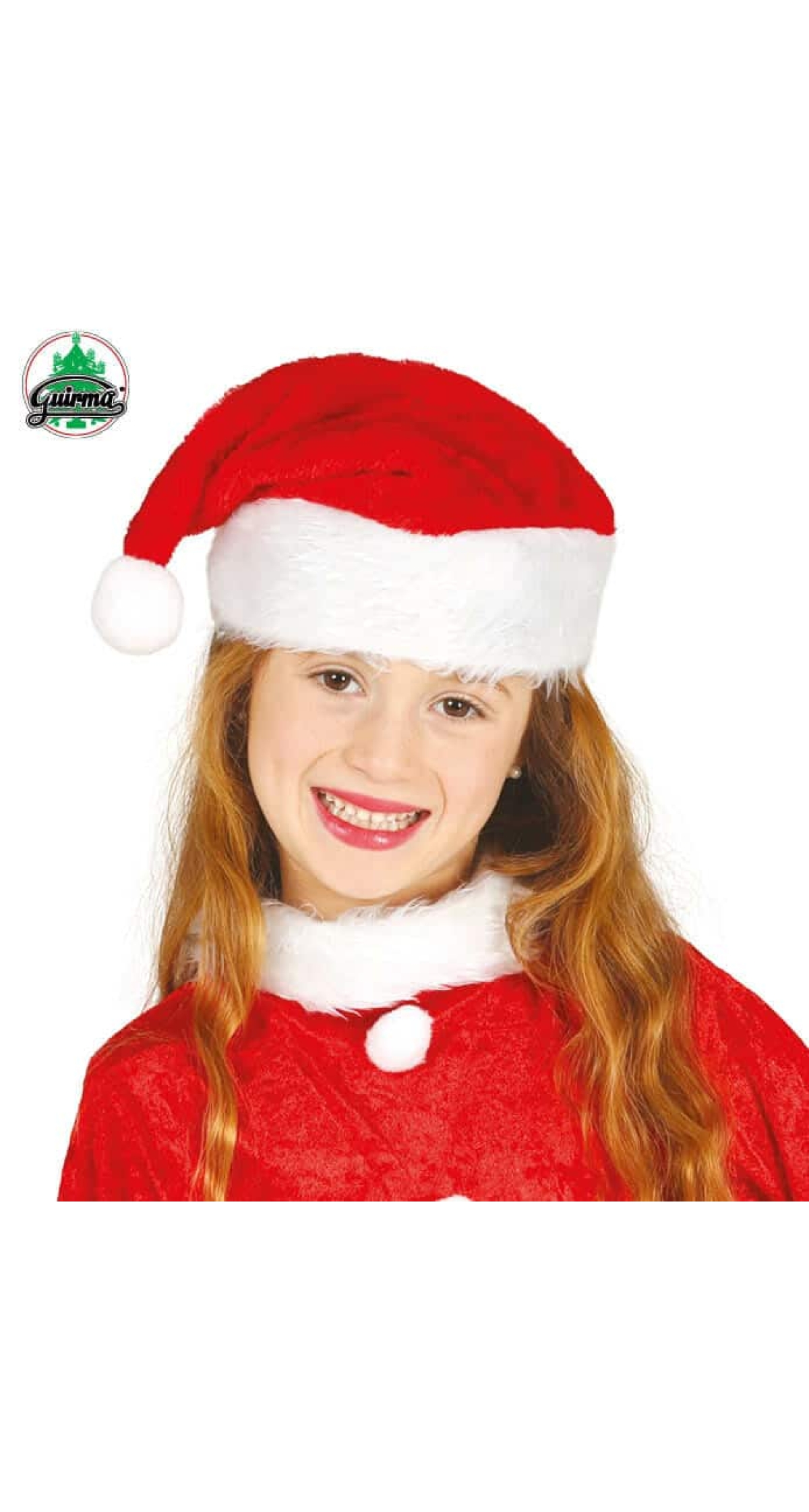 Deluxe Santa Claus Hat - Child One Size