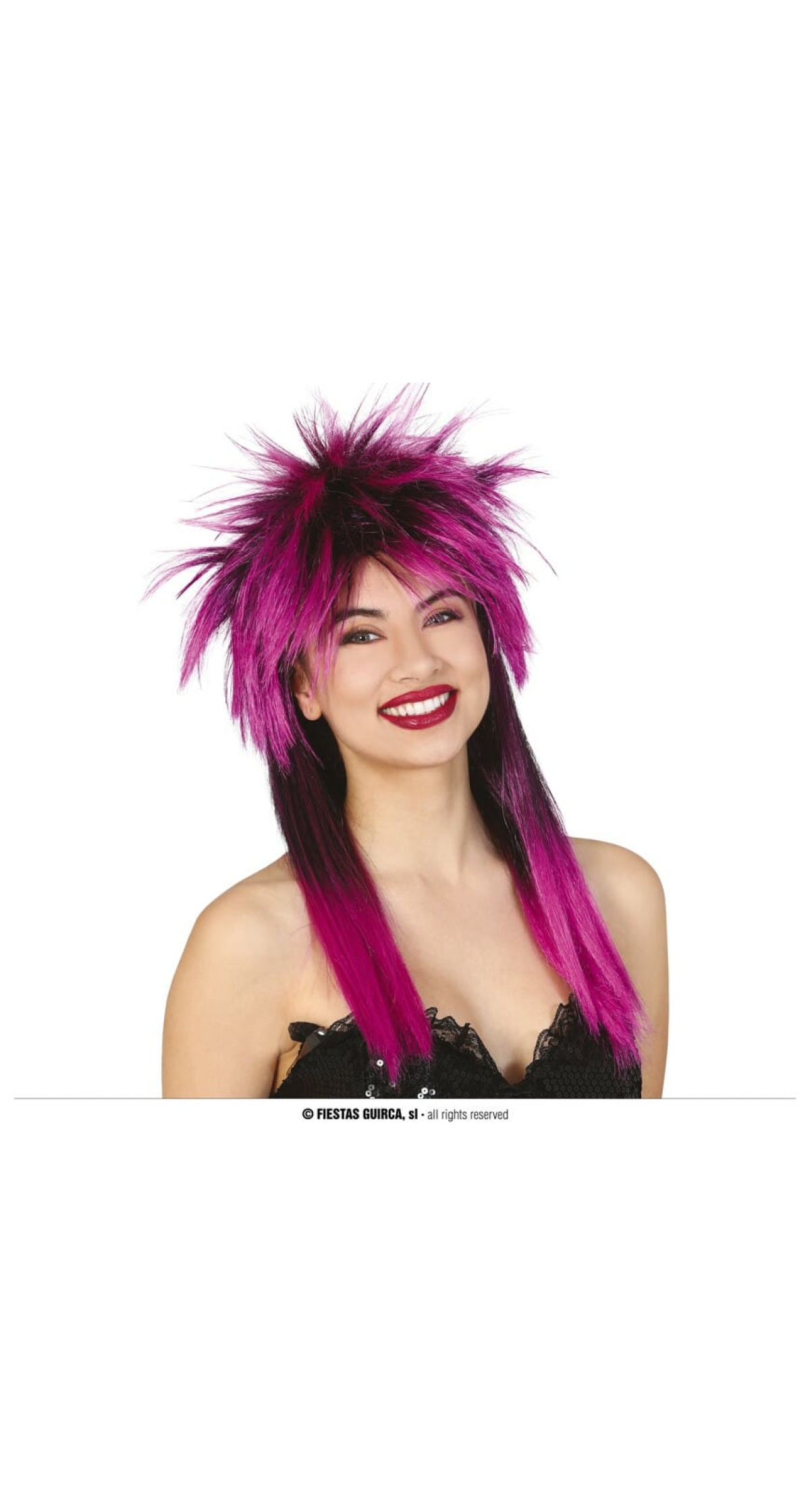 Purple Rock Wig - Adult One Size