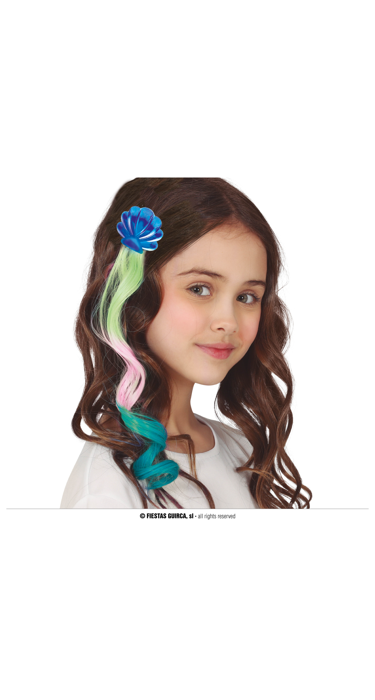 Mermaid Hair Extension (Assorted Colors) – Child One Size