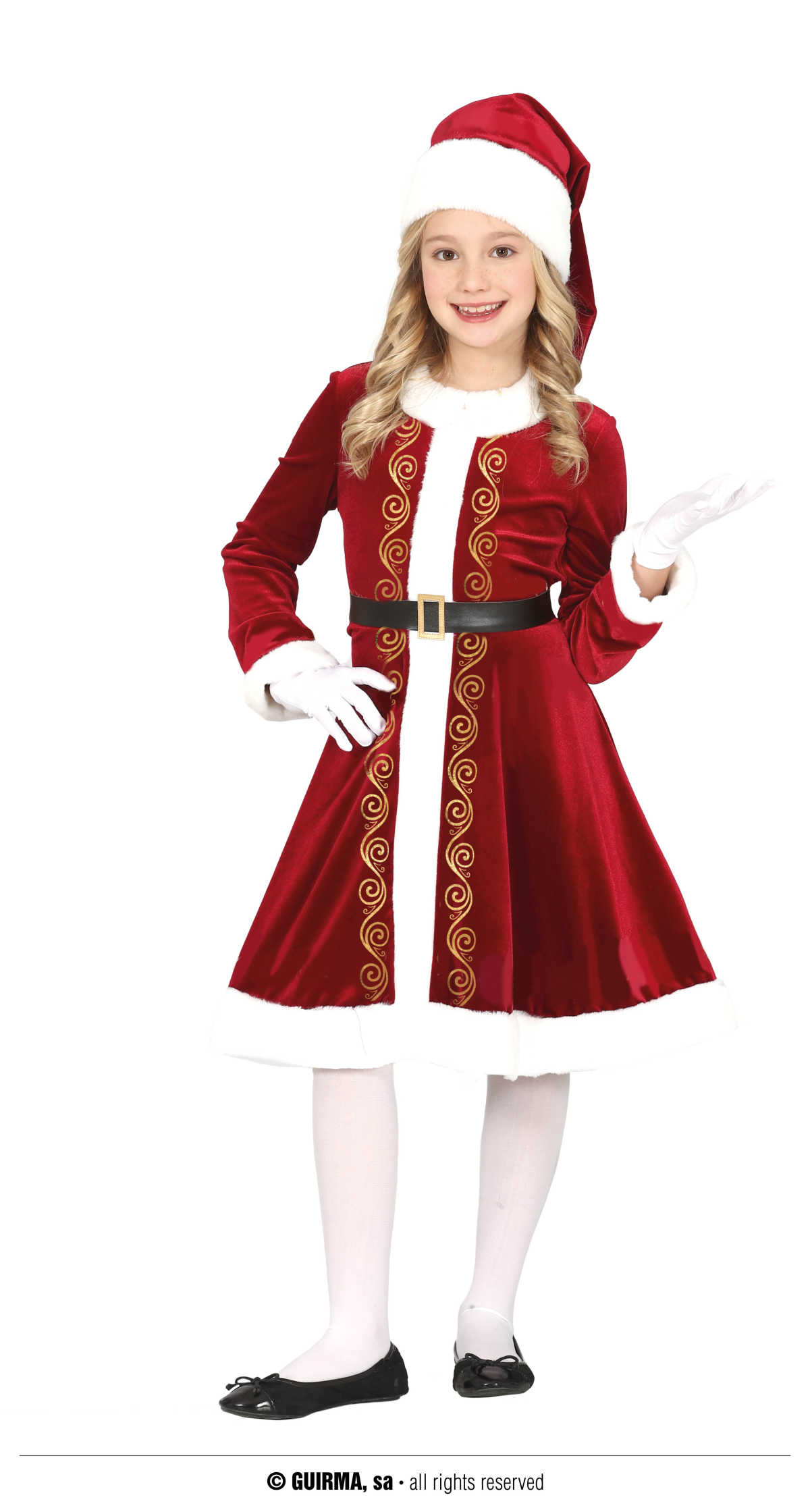 Deluxe Mrs Santa Claus - Age 7 to 9 Years