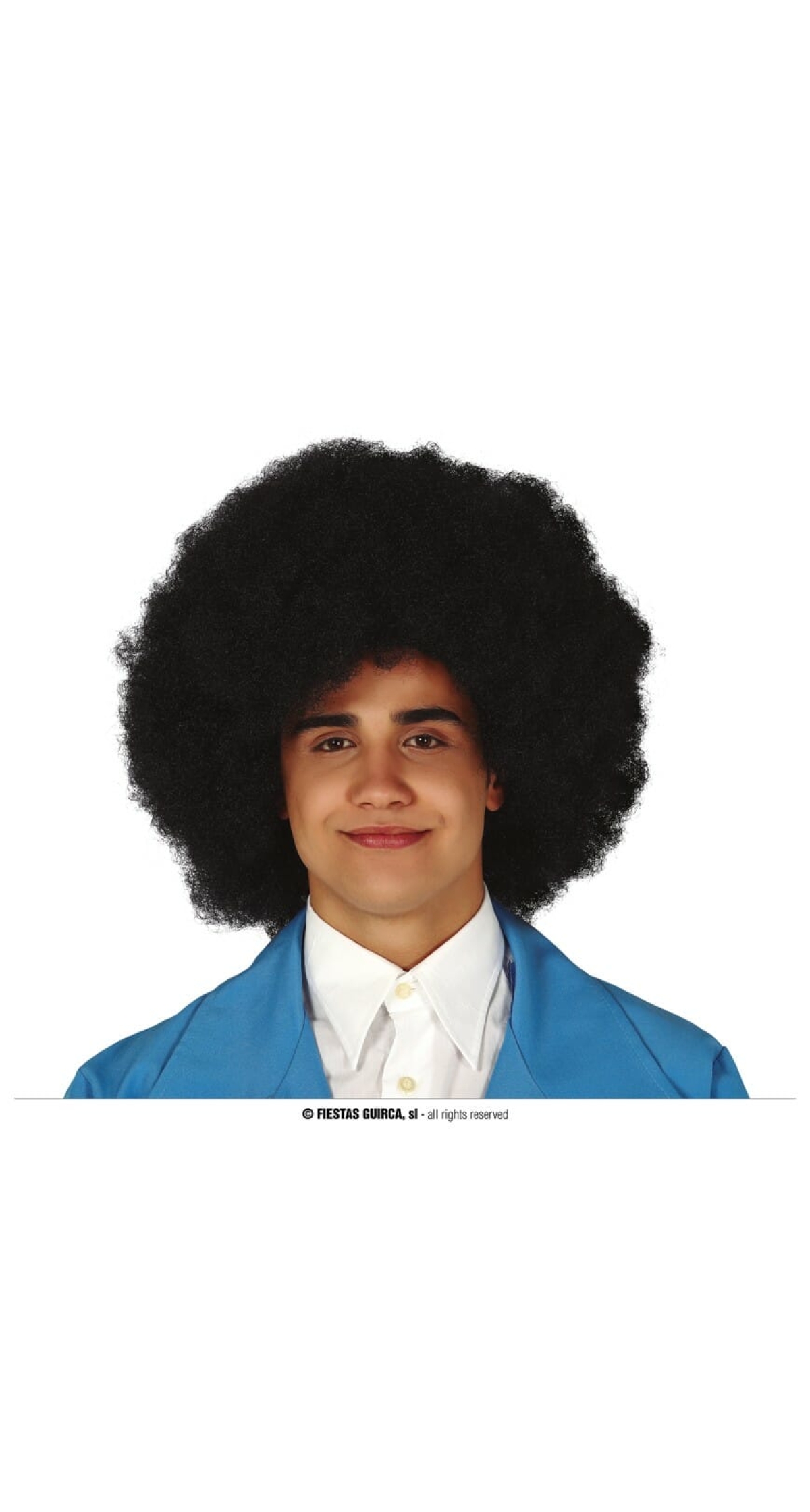 Black Super Afro Wig - Adult One Size