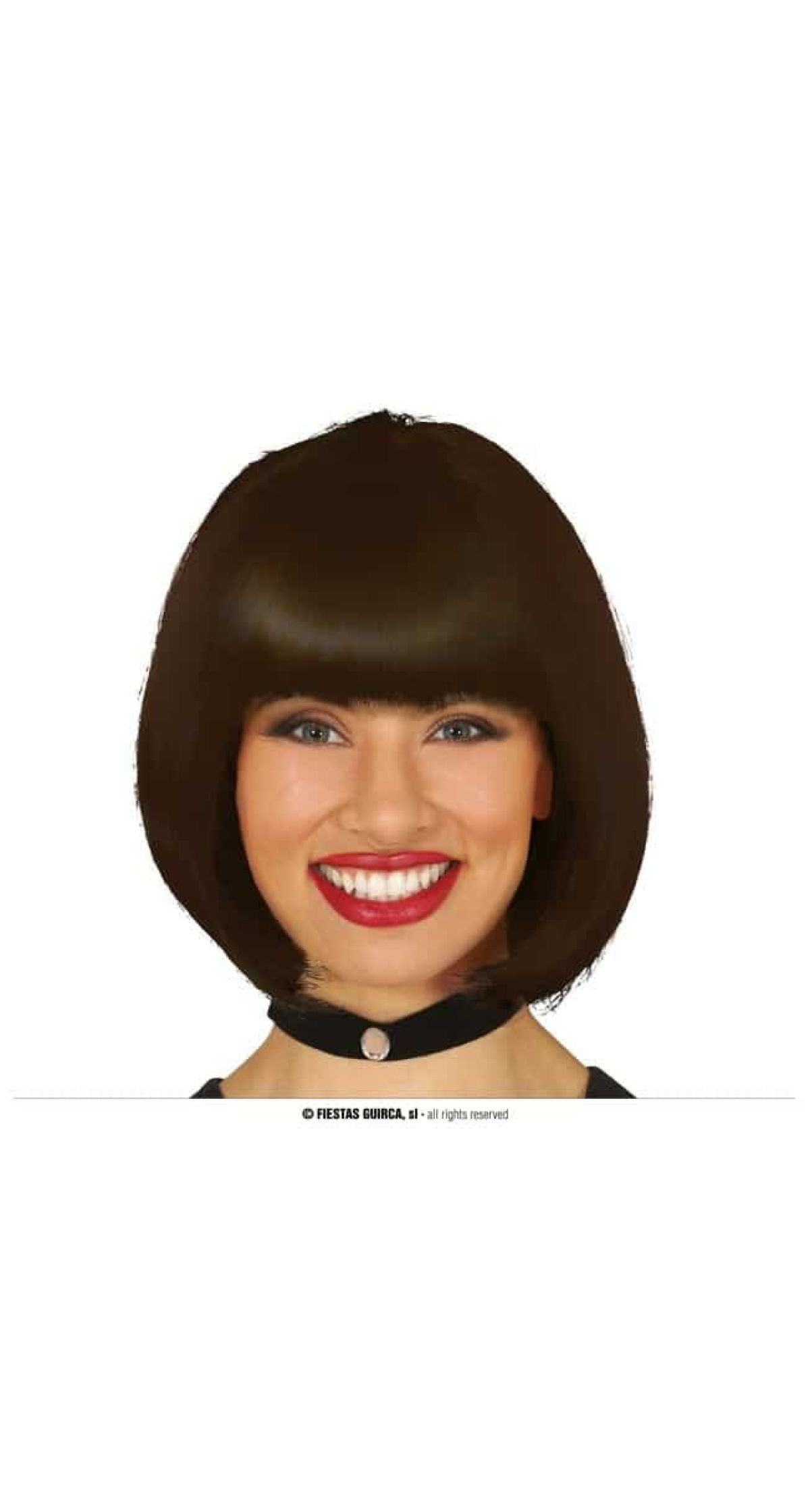 Brown Bob Wig - Adult One Size