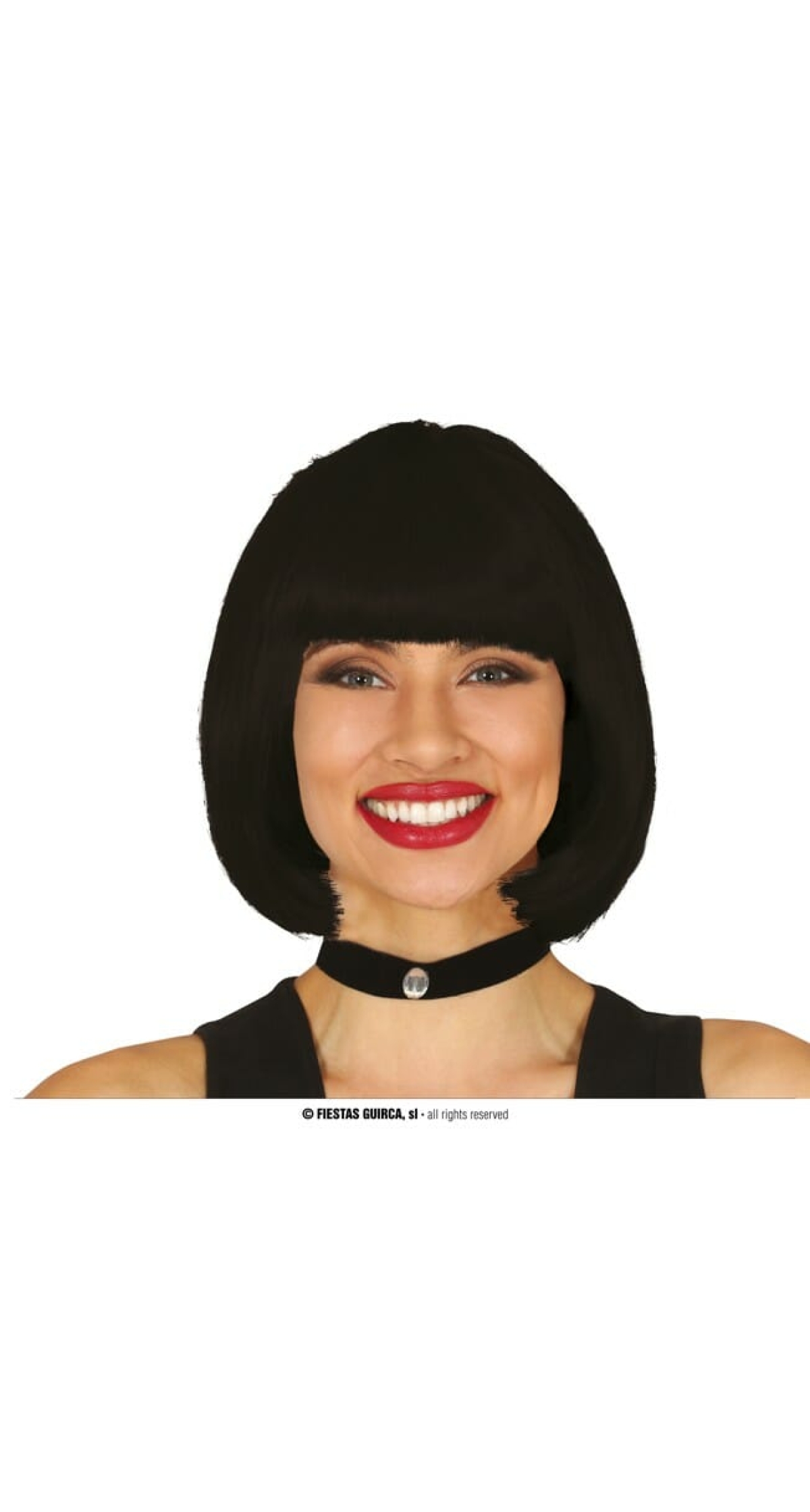 Black Bob Wig - Adult One Size