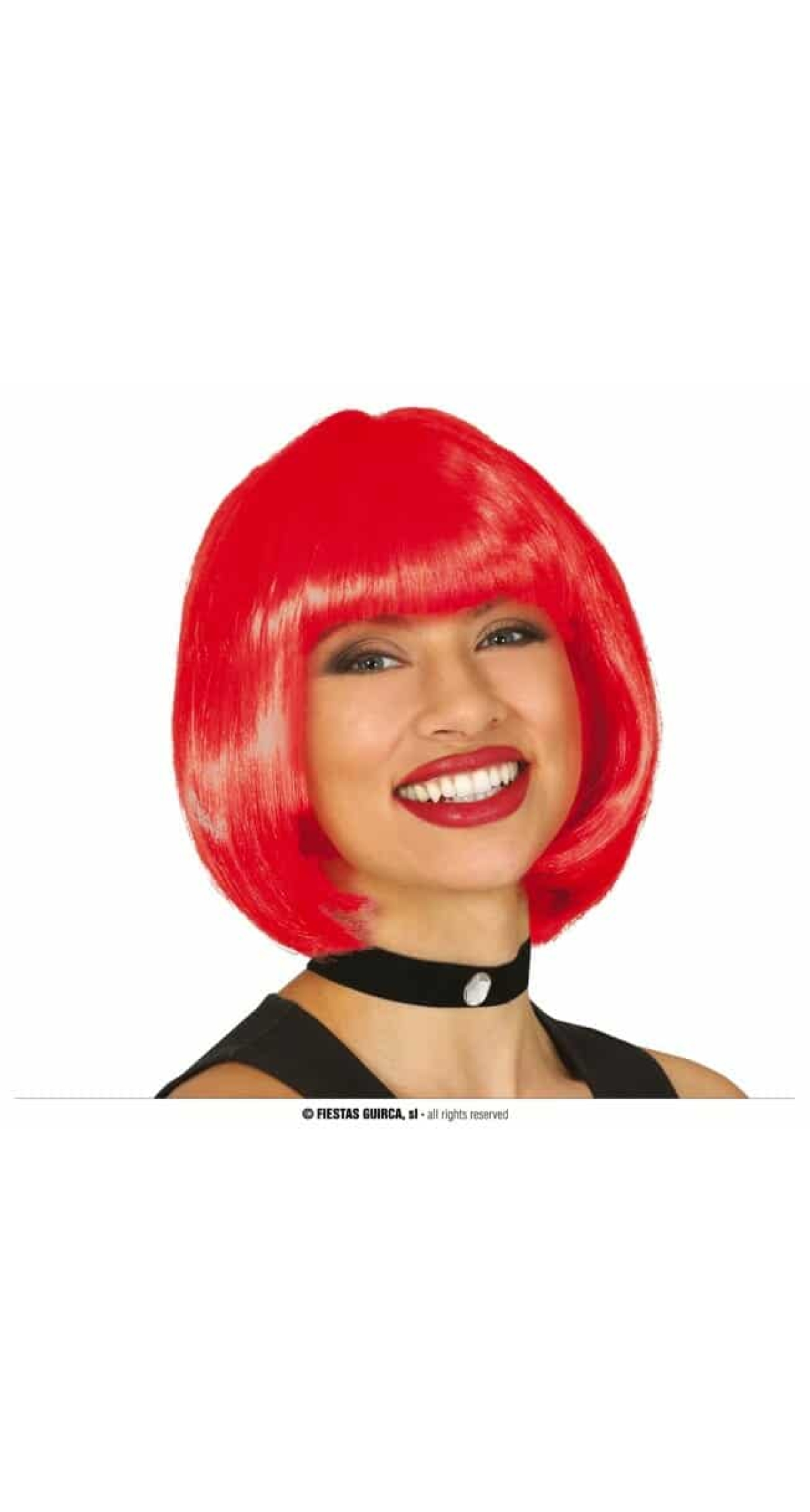Red Bob Wig - Adult One Size