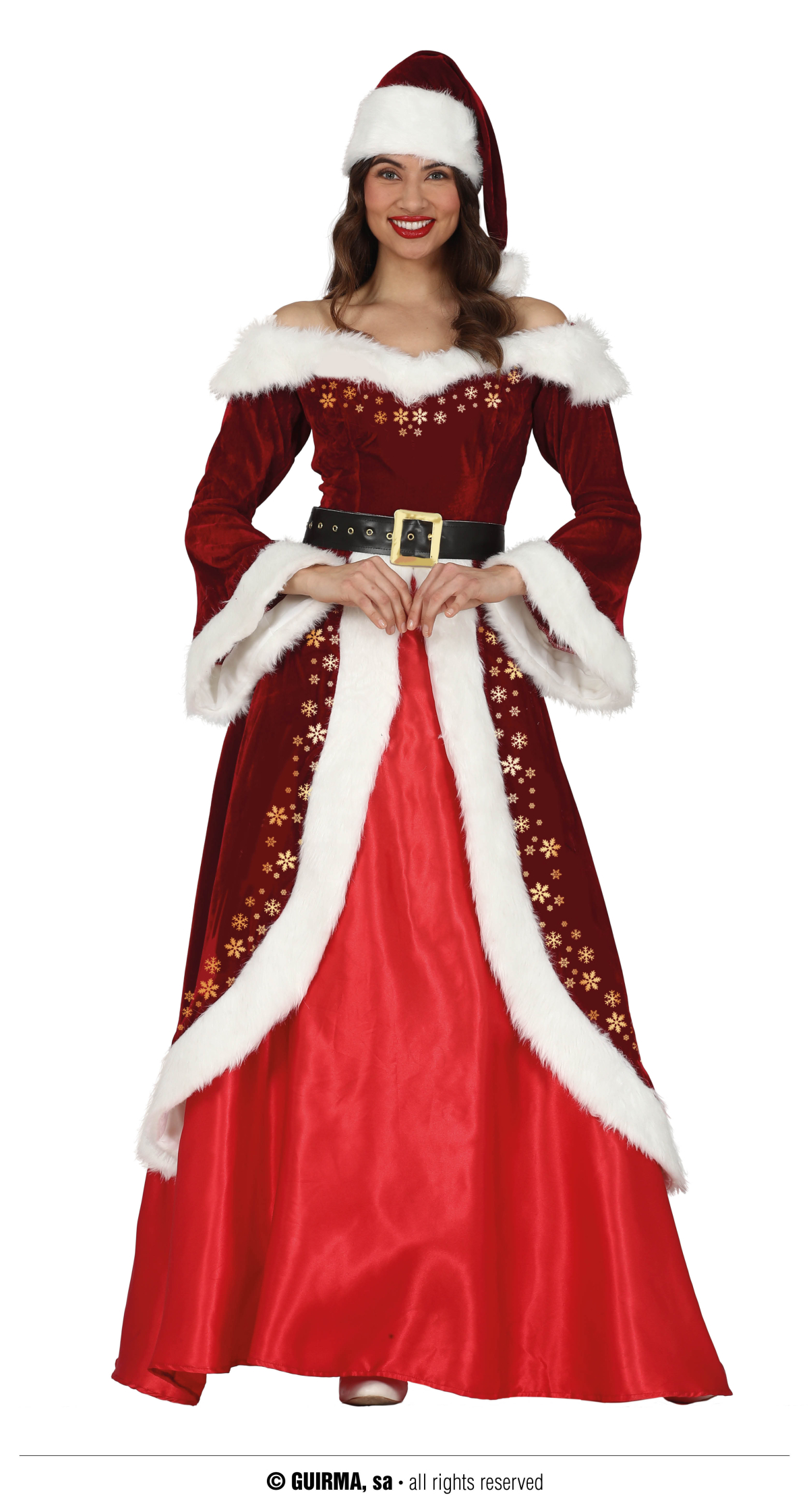 Deluxe Mrs Santa Claus - Adult Size Medium (38-40)