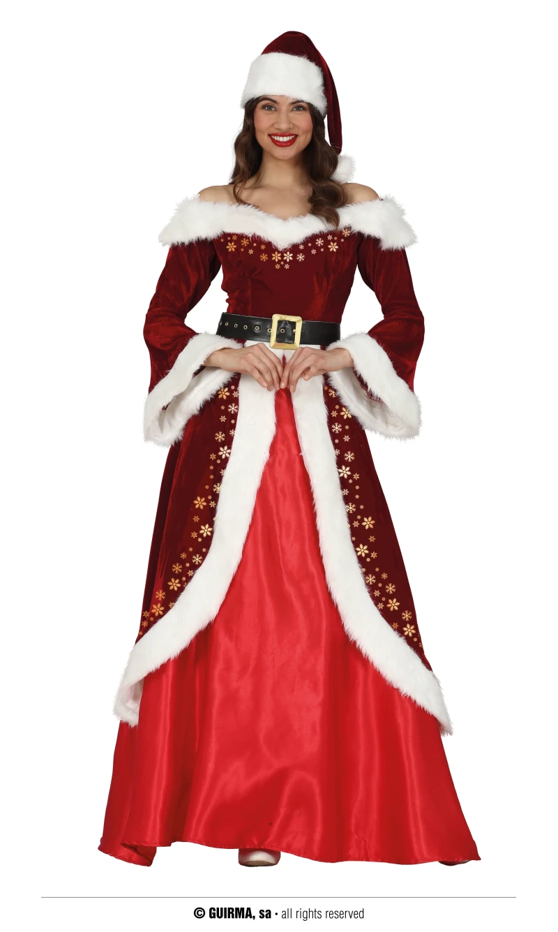 Deluxe Mrs Santa Claus - Adult Size Large (42-44)