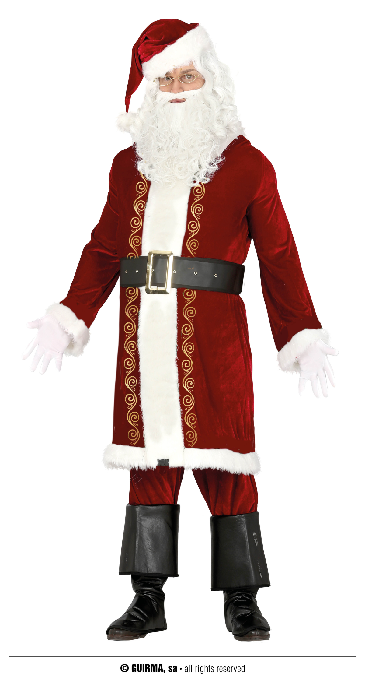 Deluxe Santa Claus - Adult Size Large (52-54)