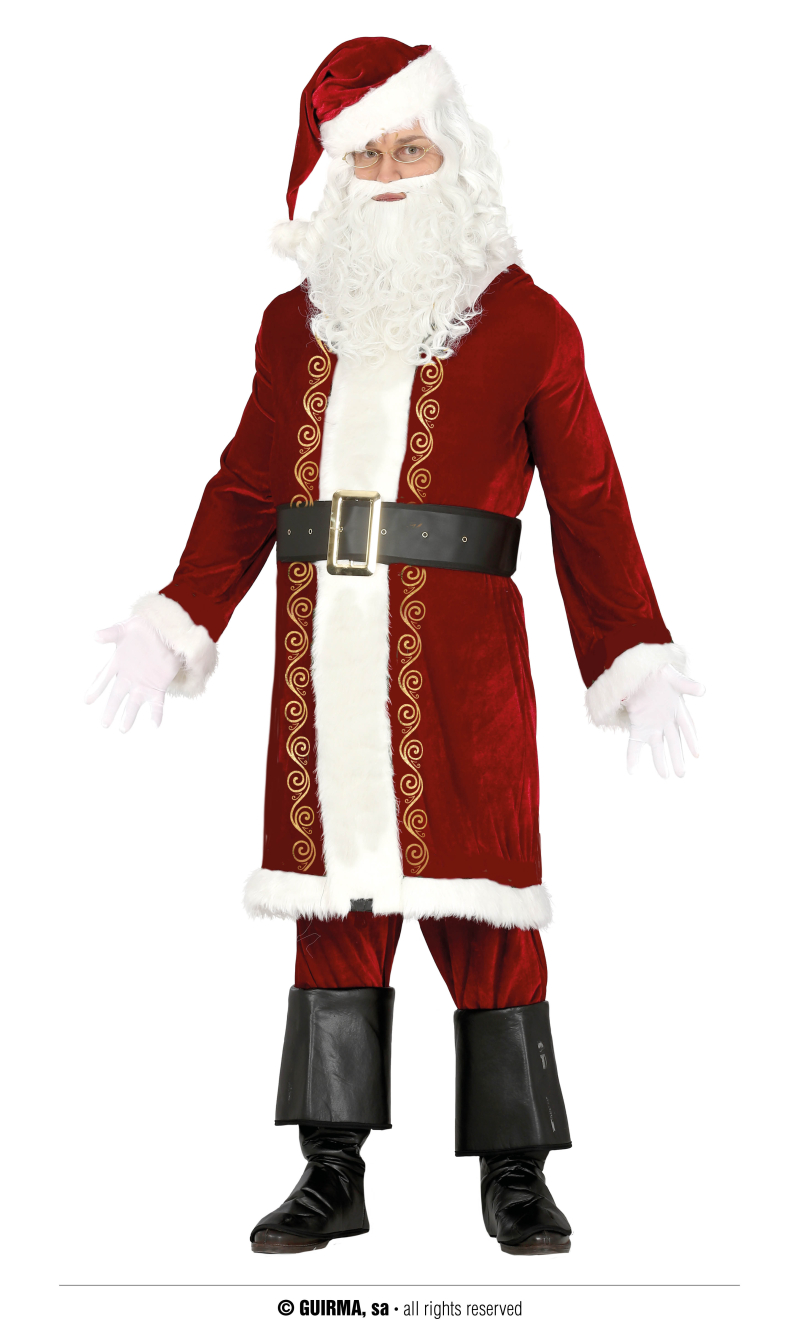 Deluxe Santa Claus - Adult Size Large (52-54)