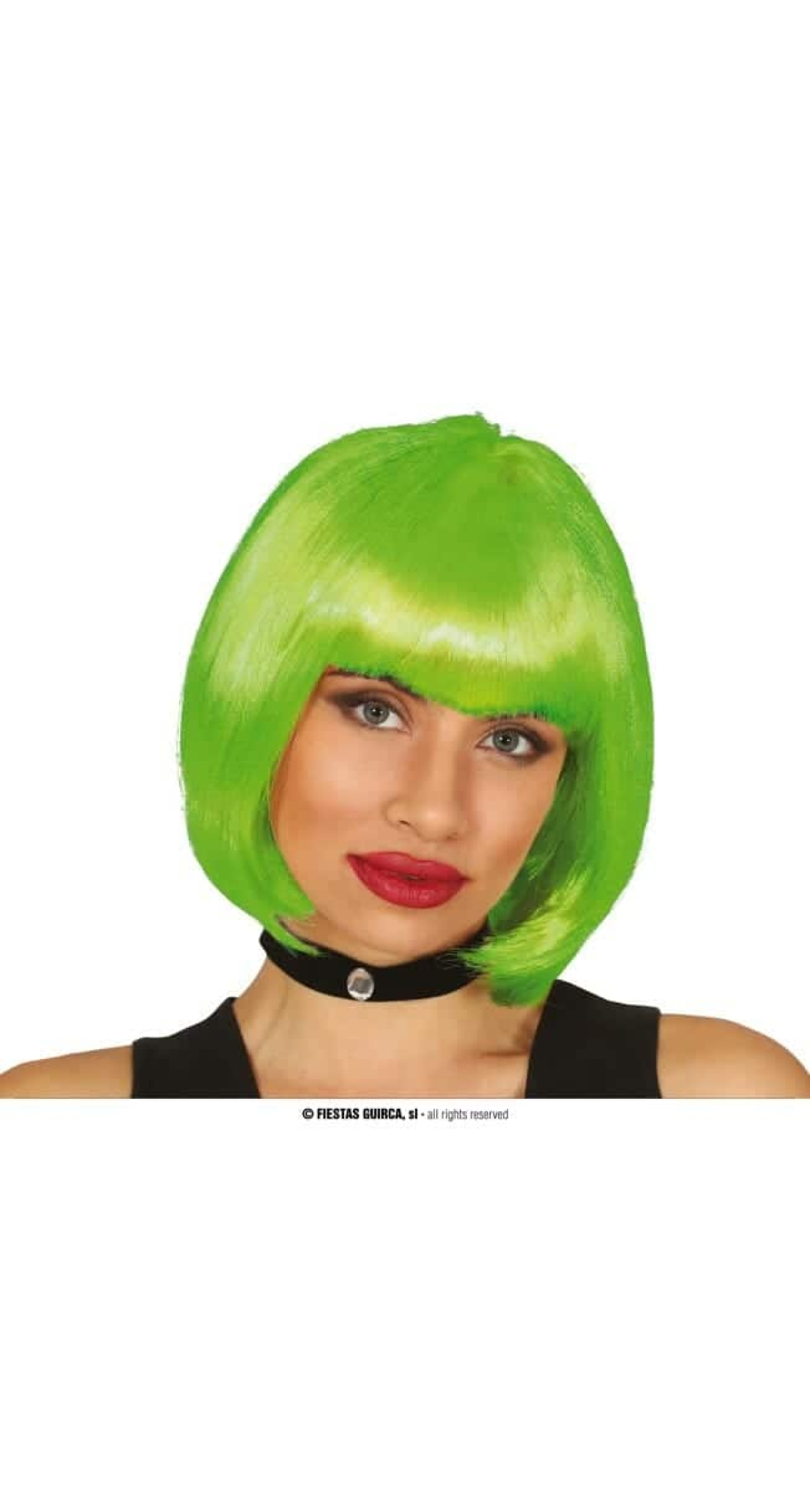 Green Bob Wig - Adult One Size