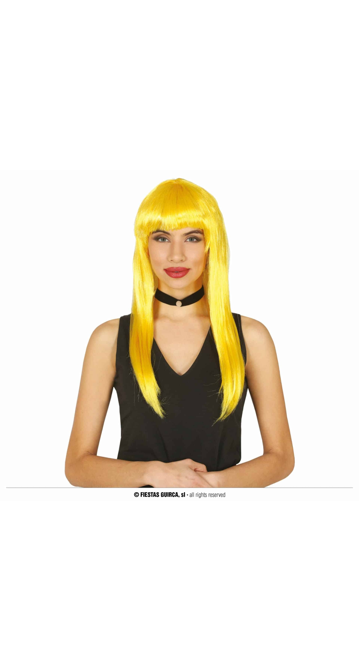 Yellow Long Wig - Adult One Size