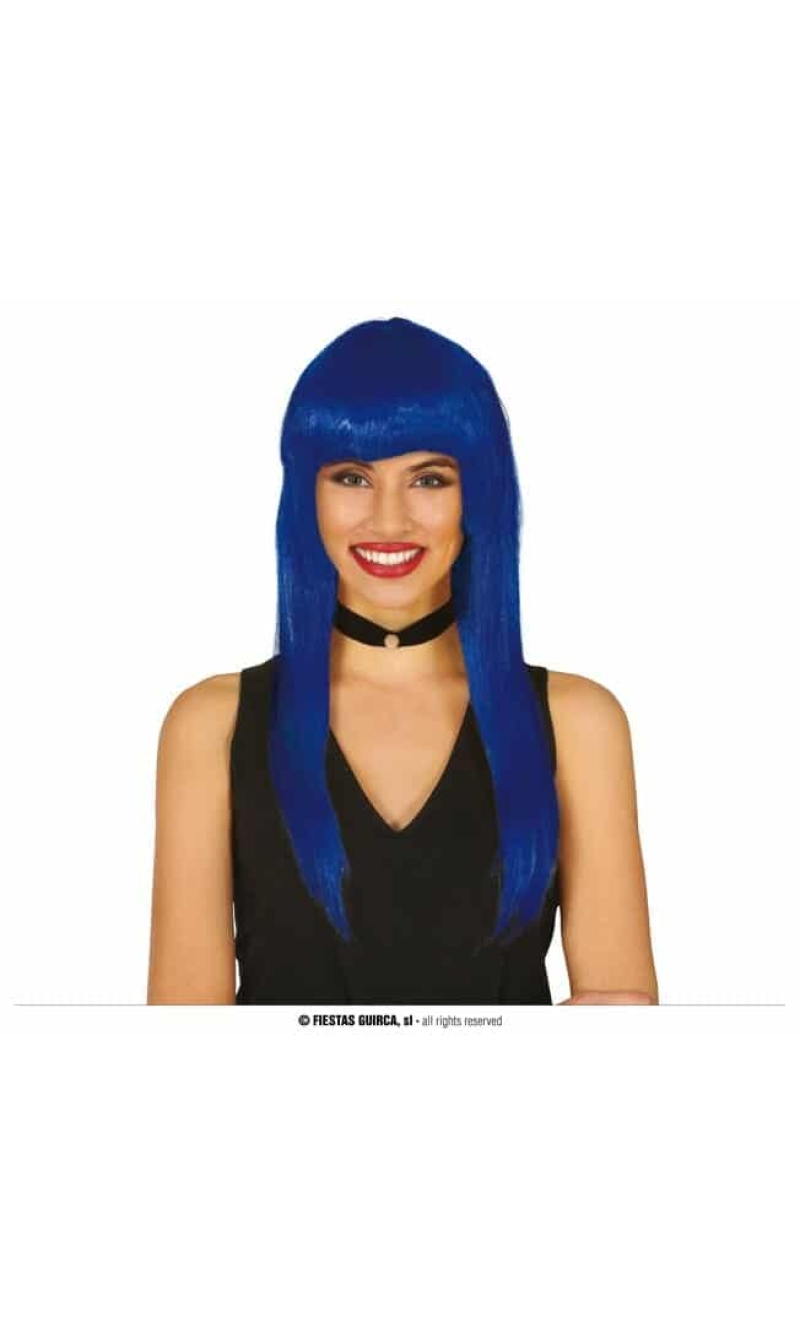 Blue Long Wig - Adult One Size