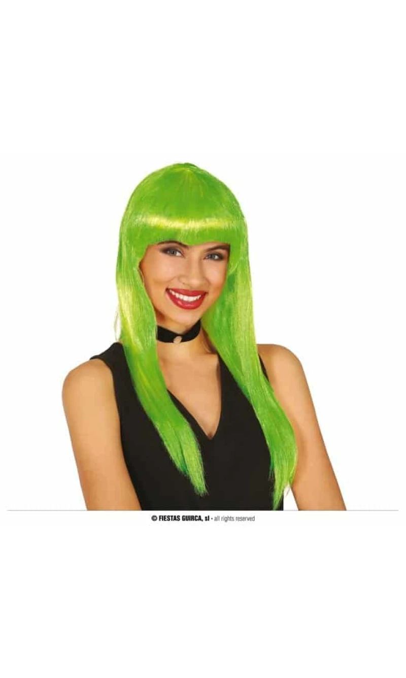 Green Long Wig - Adult One Size