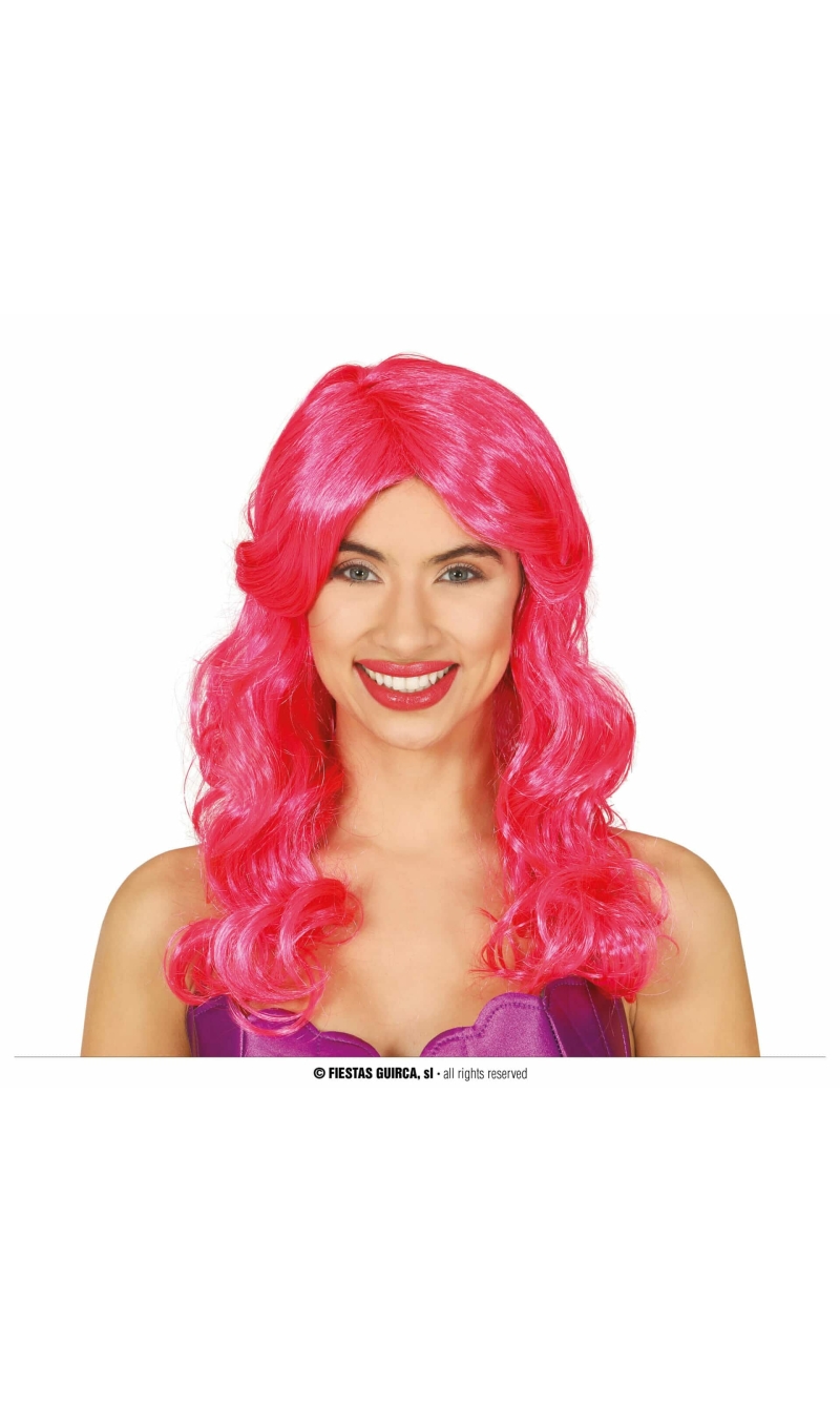 Pink Mermaid Wig - Adult One Size