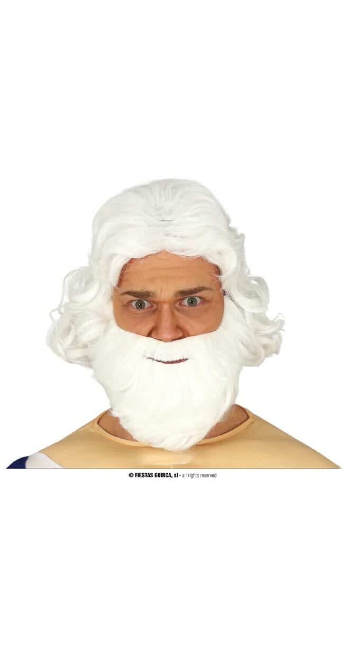 Santa White Wig & Beard - Adult One Size