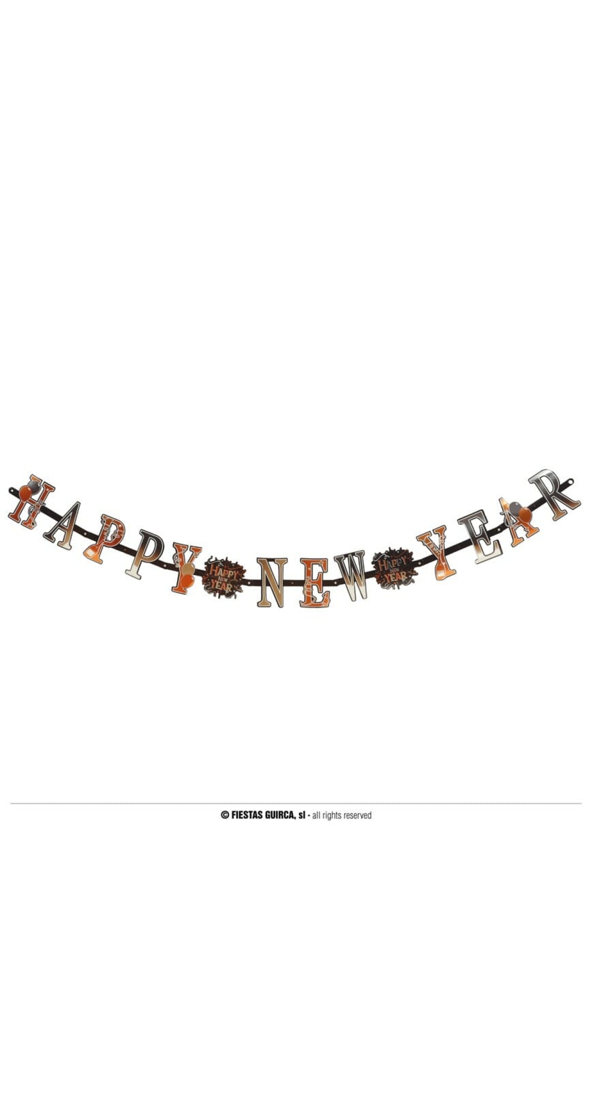 Happy New Year Banner - 15x170cm