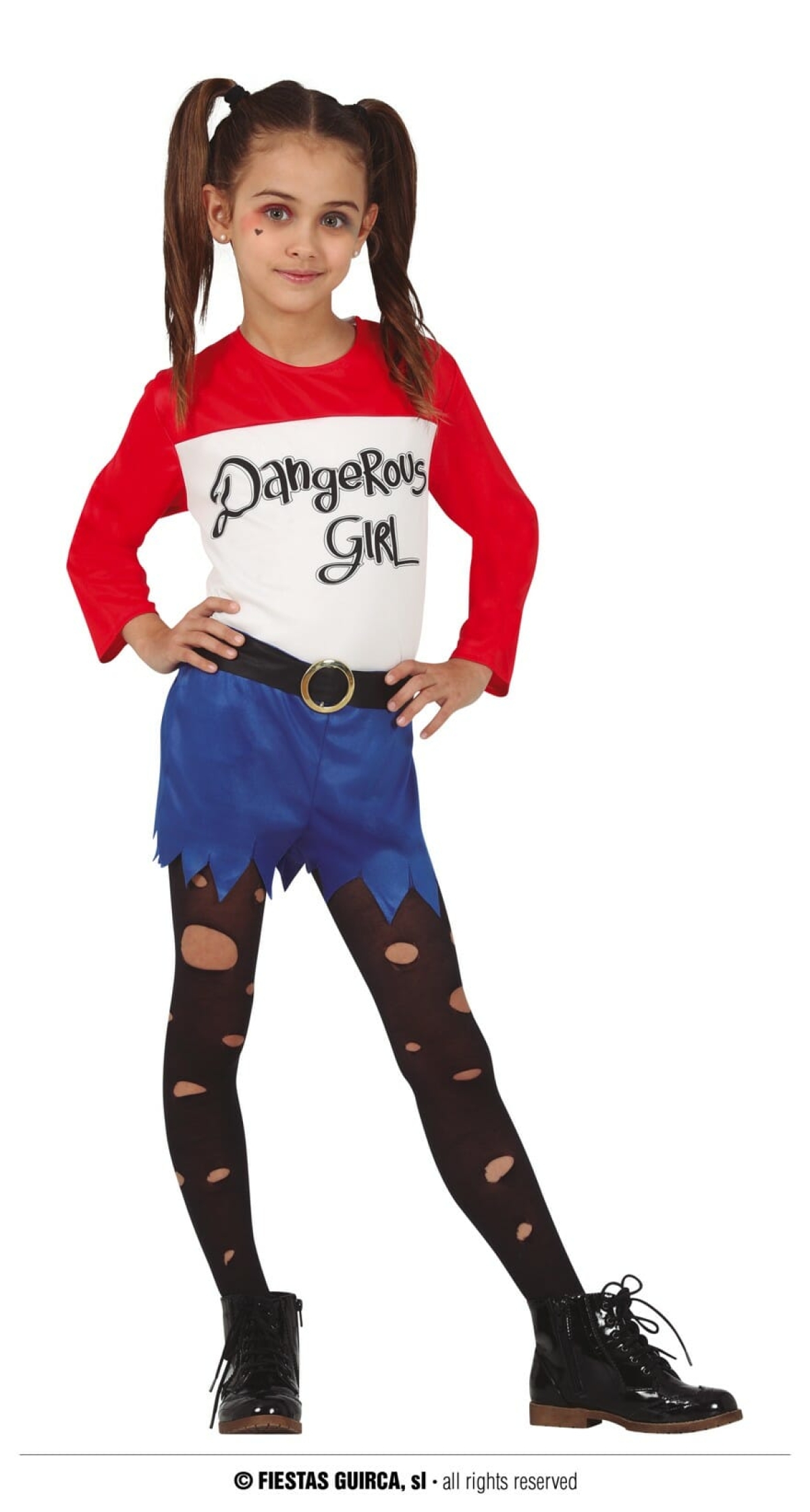 Crazy Dangerous Harley Quinn - Age 5 to 6 Years