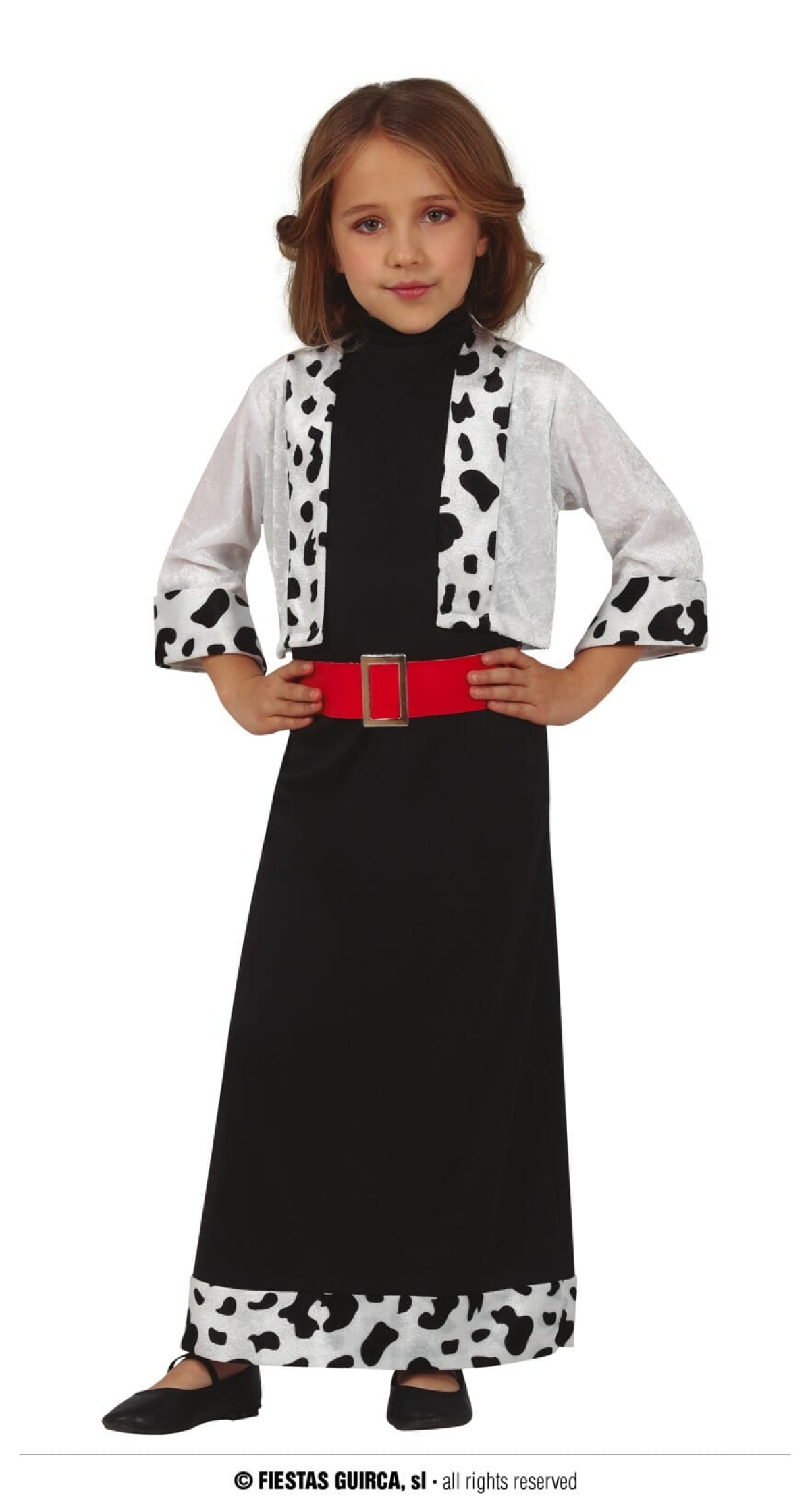 Cruella Dalmatian Fashion - Age 5 to 6 Years