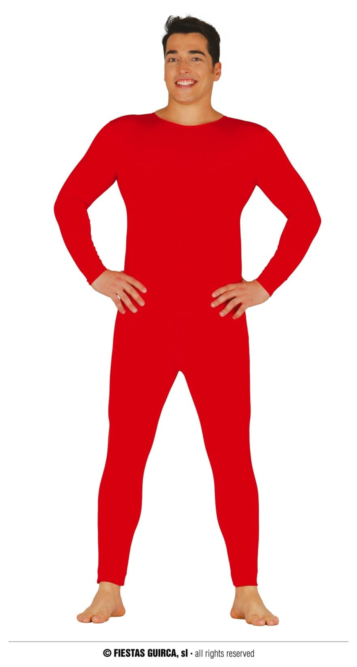 Spandex Bodysuit Red - Adult One Size