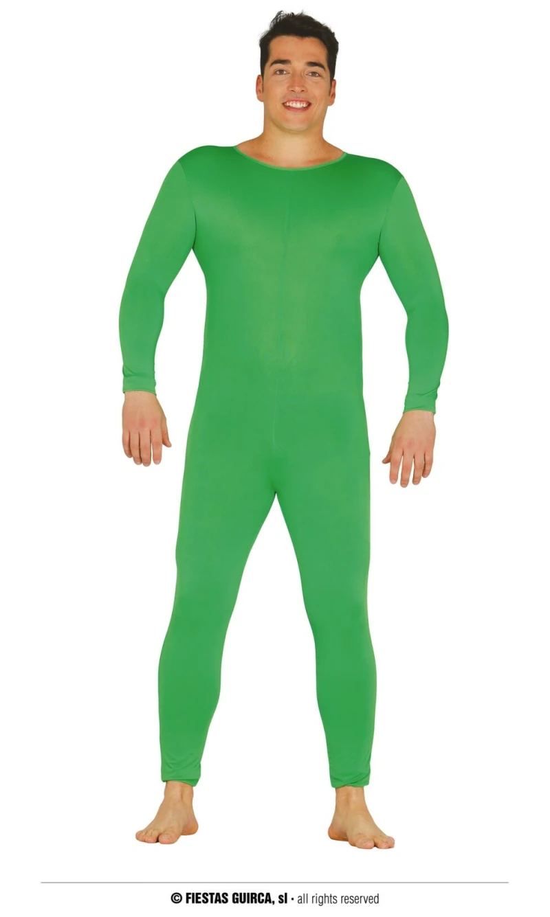Spandex Bodysuit Green - Adult Size M/L 