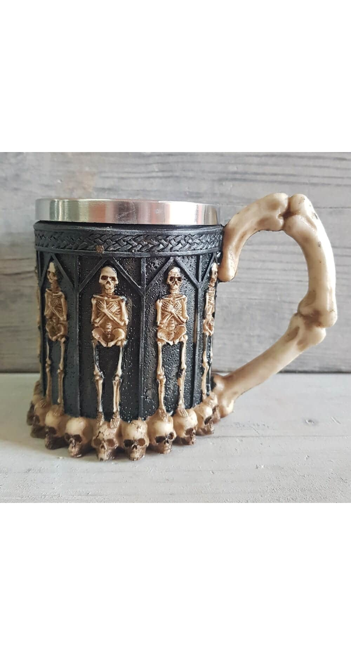 Halloween Skeletons Body Mug - 11cm x 15cm