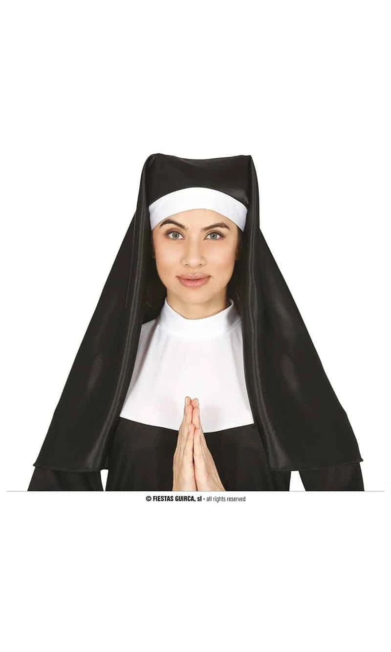 Cofia Nun Headpiece (13332) - Adult One Size