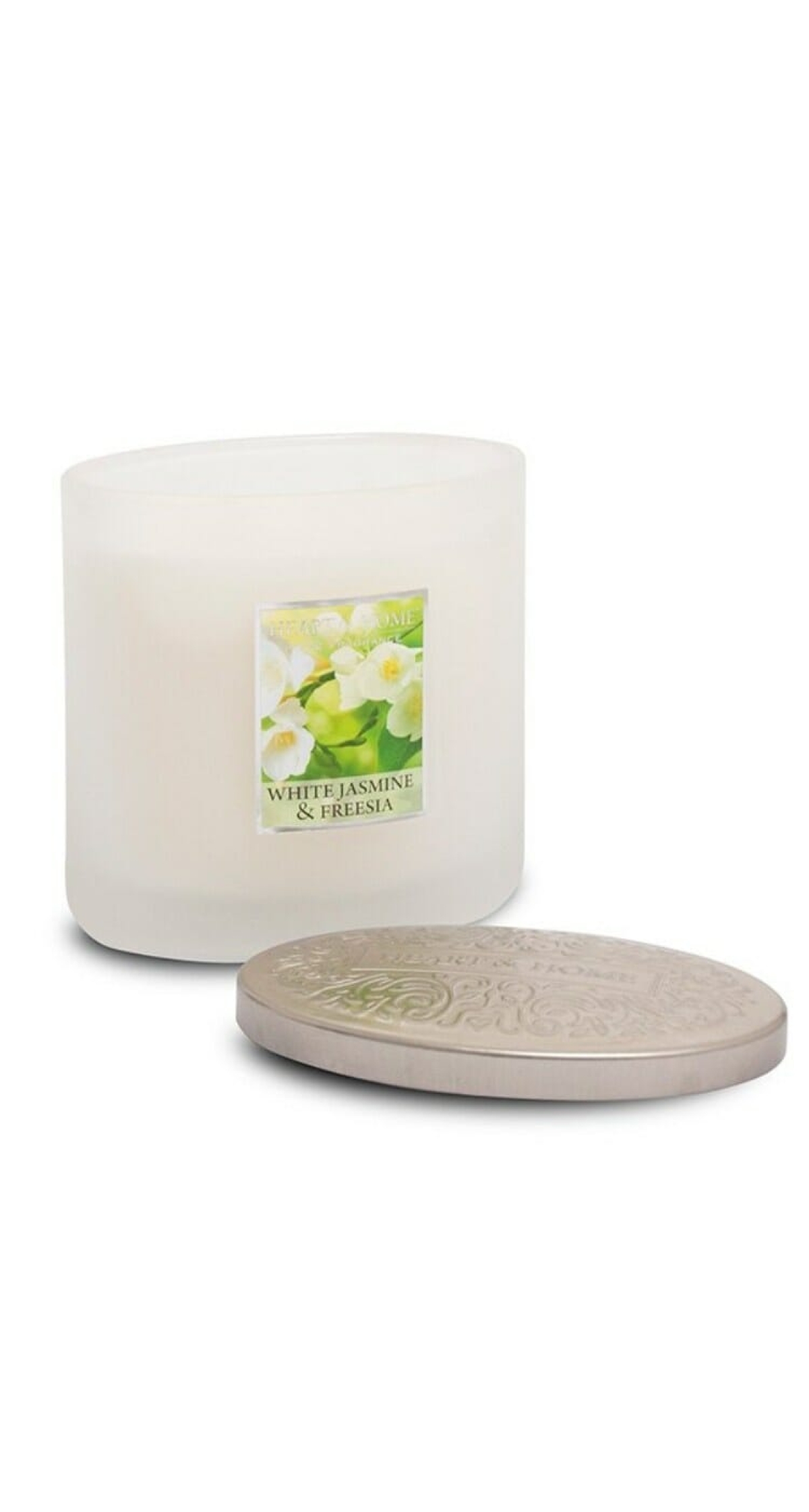 Ellipse Twin Wick Candle - White Jasmine & Freesia