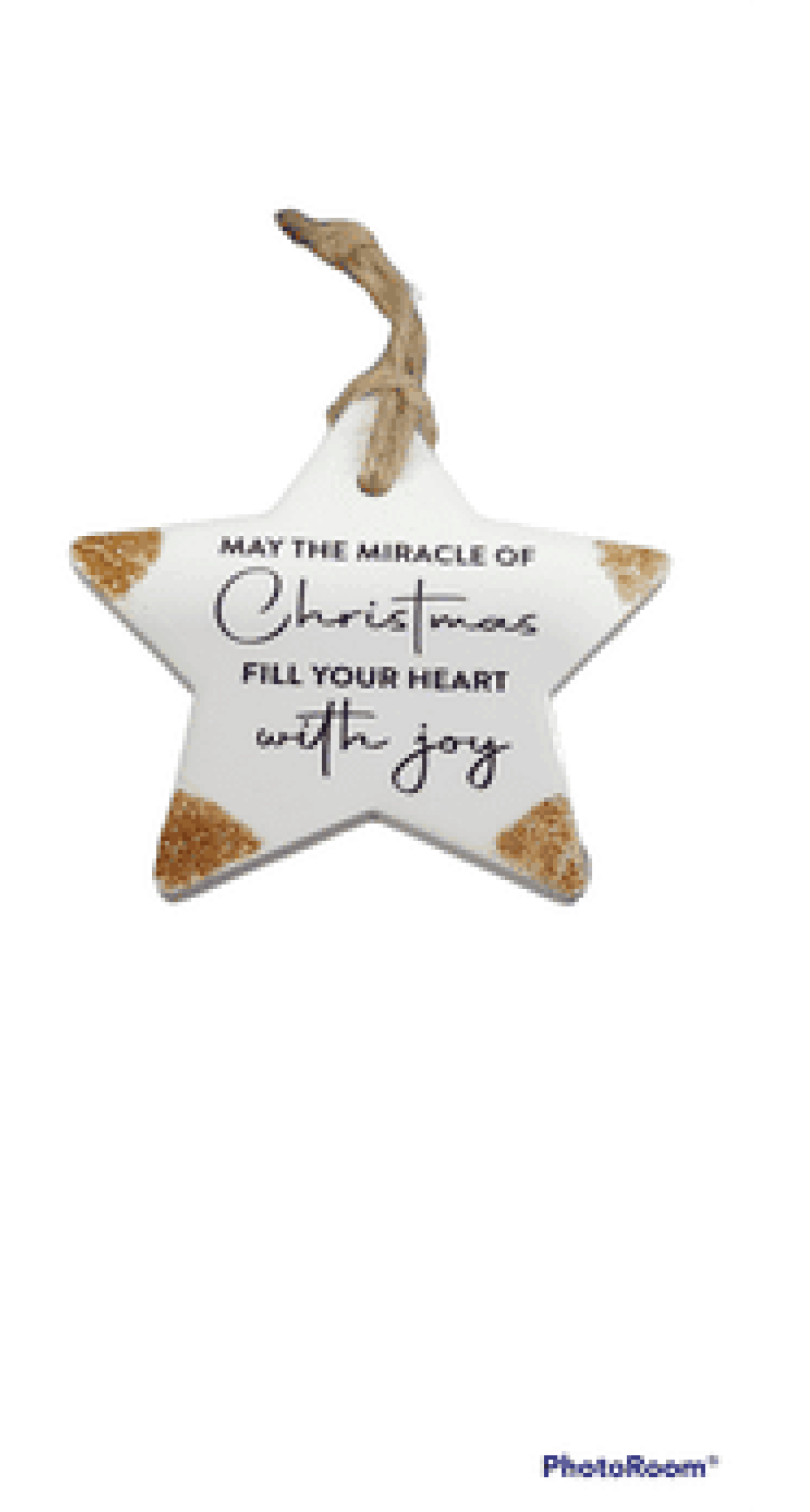 Christmas Miracle Star Keepsake  - 8cm