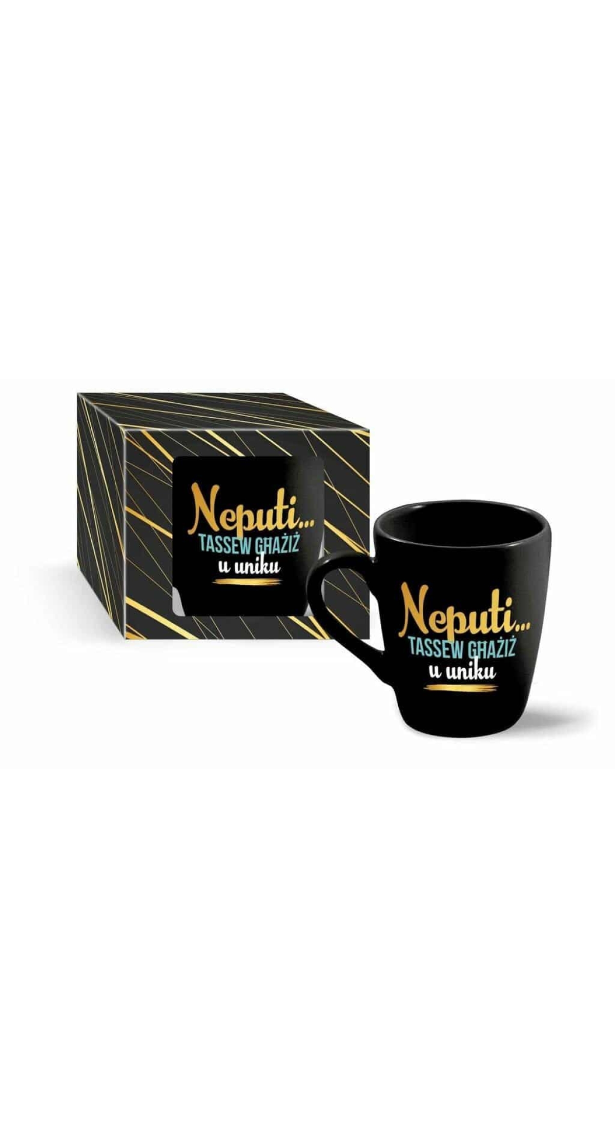 Gold Mug ''Neputi... Tassew Għażiż U Uniku'' - 300ml