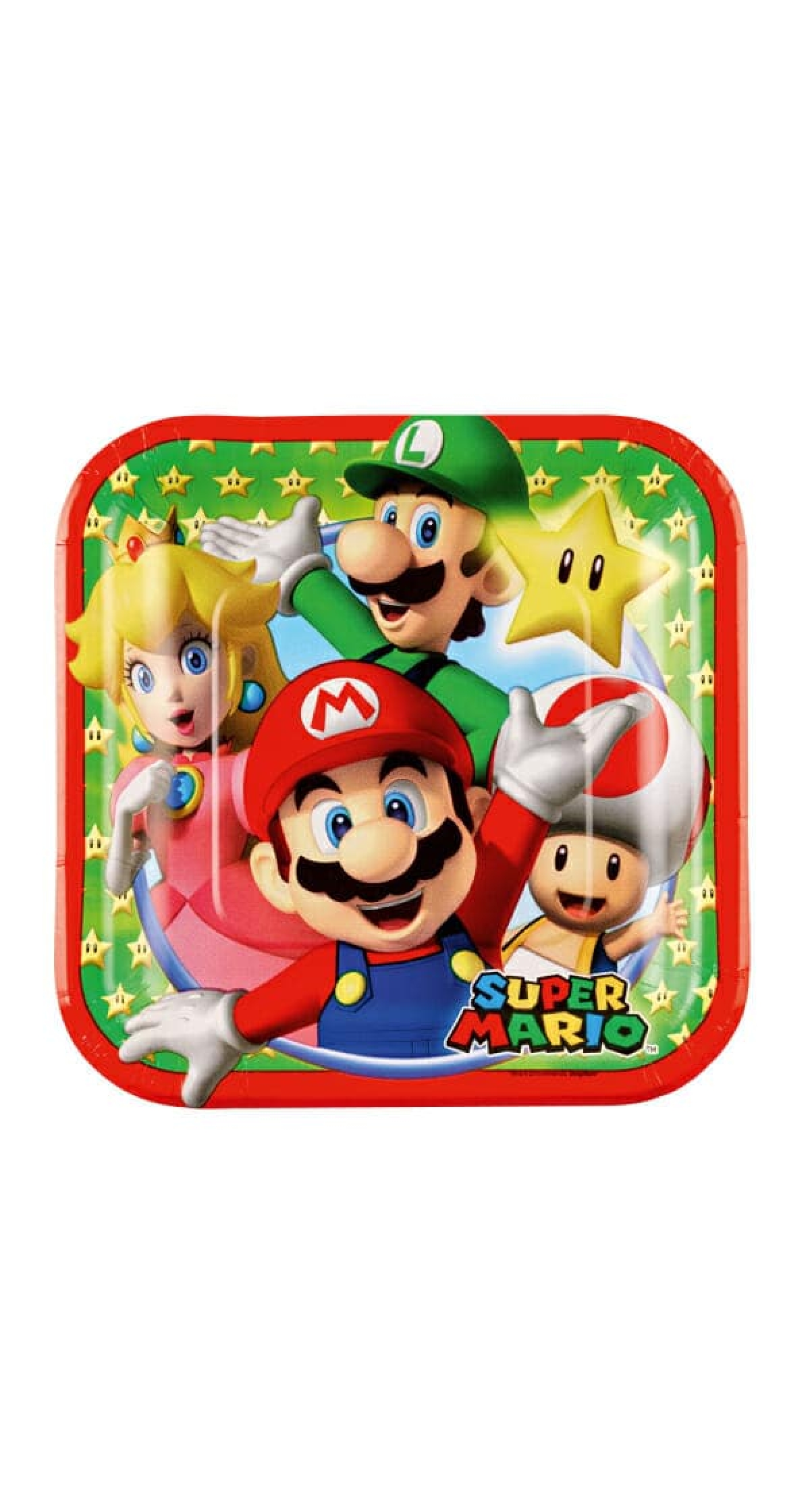 Super Mario Paper Plates 18cm - 8pk