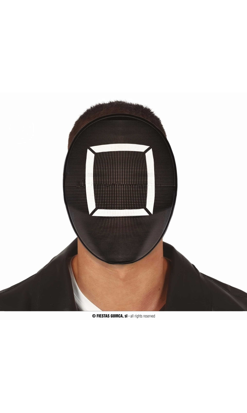 Squid Game PVC Square Mask - Adult One Size