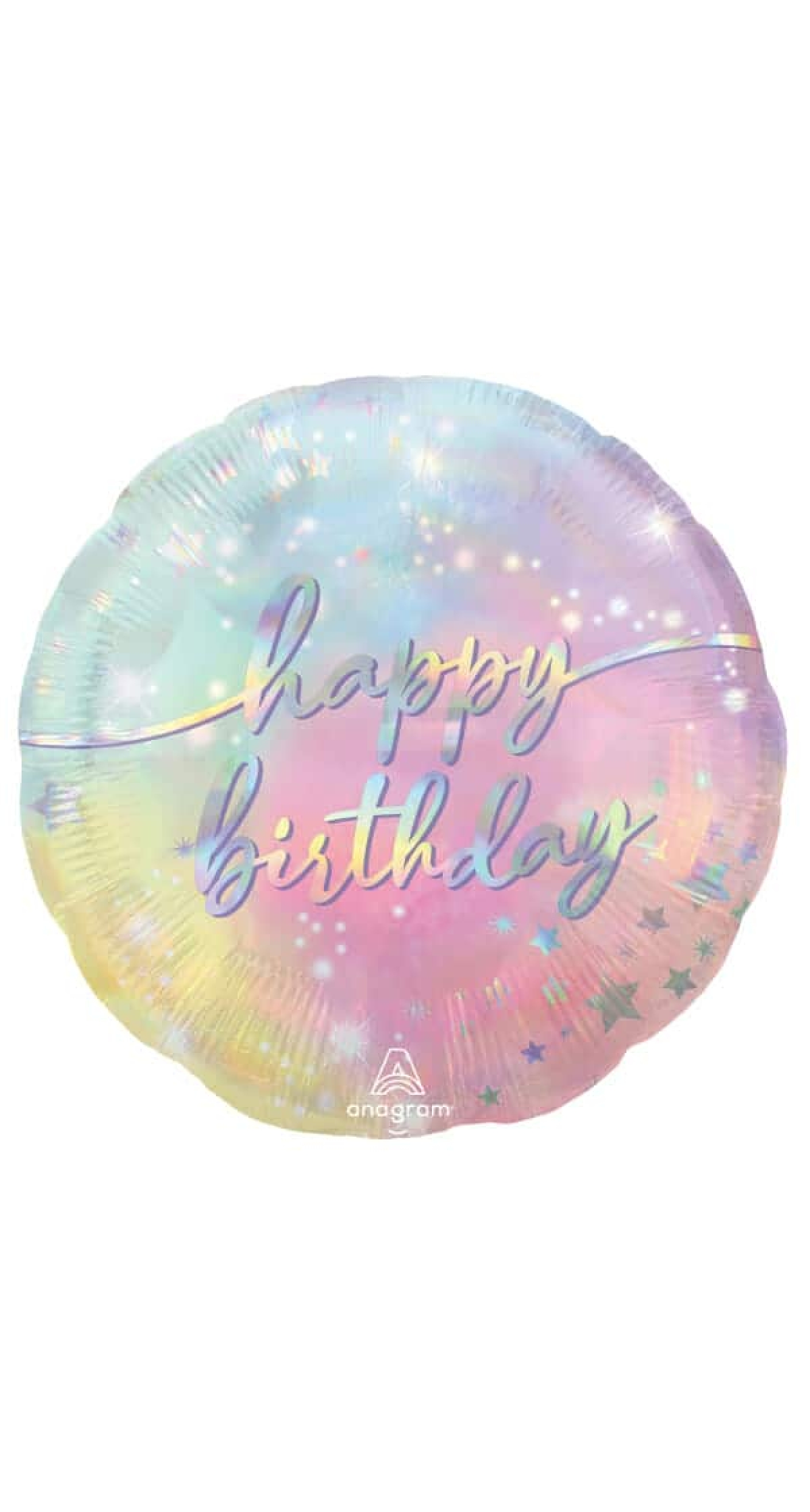 Luminous Happy Birthday Foil Balloon - 17"/43cm