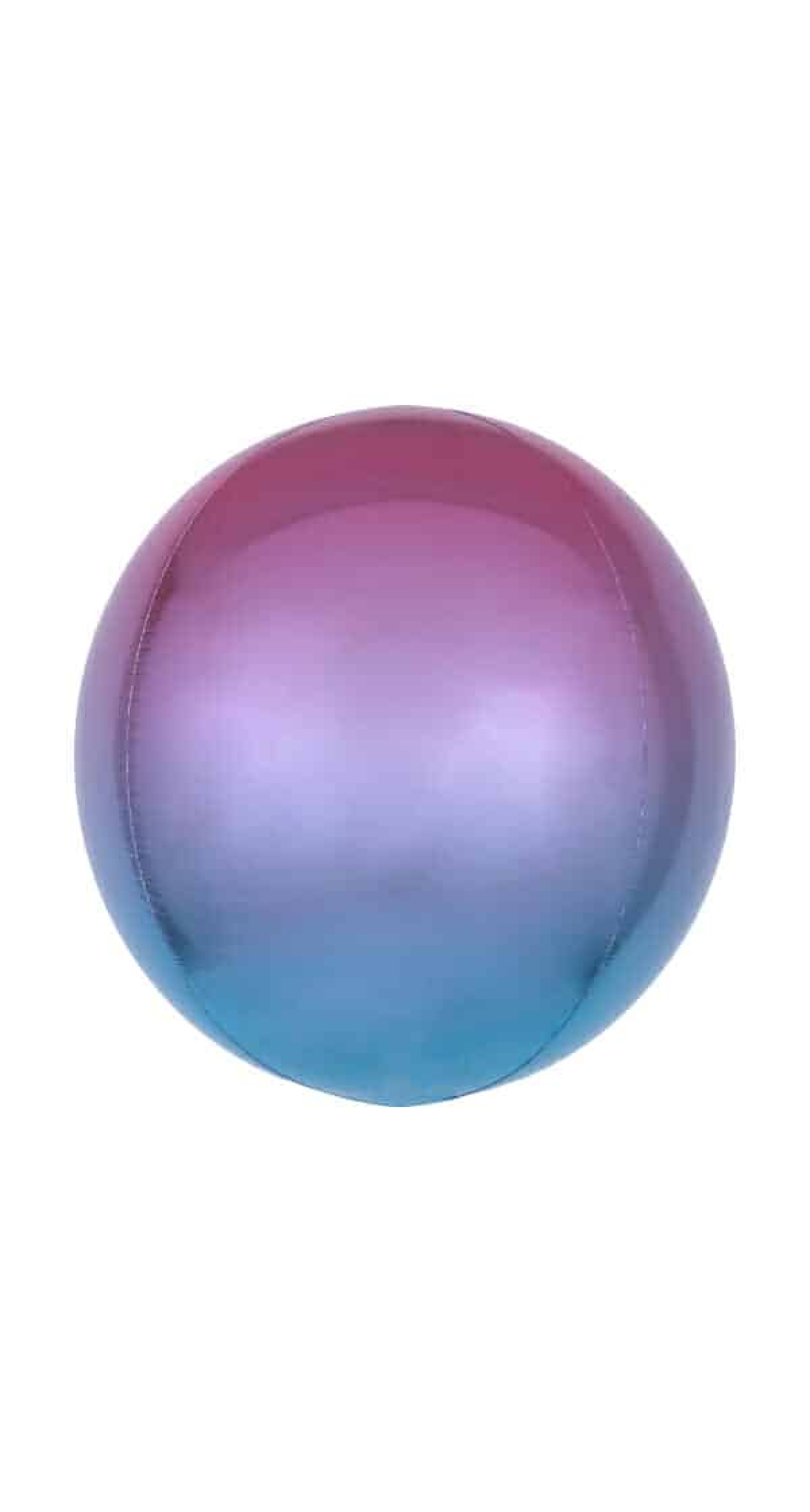 Ombré Orbz Purple & Blue Foil Balloon - 38cm x 40cm