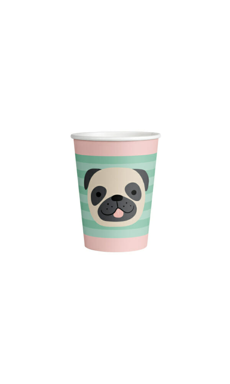 Hello Pets Paper Cups 250ml - 8pk