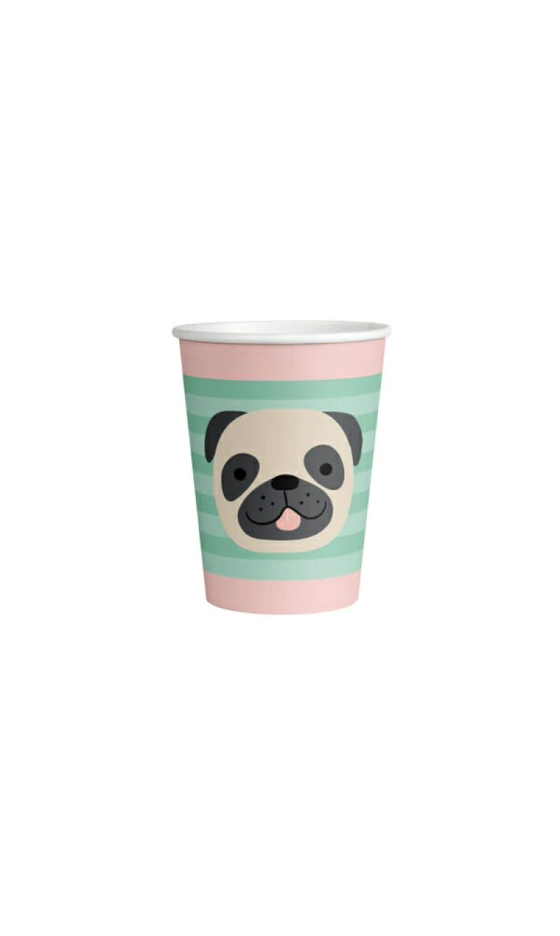 Hello Pets Paper Cups 250ml - 8pk