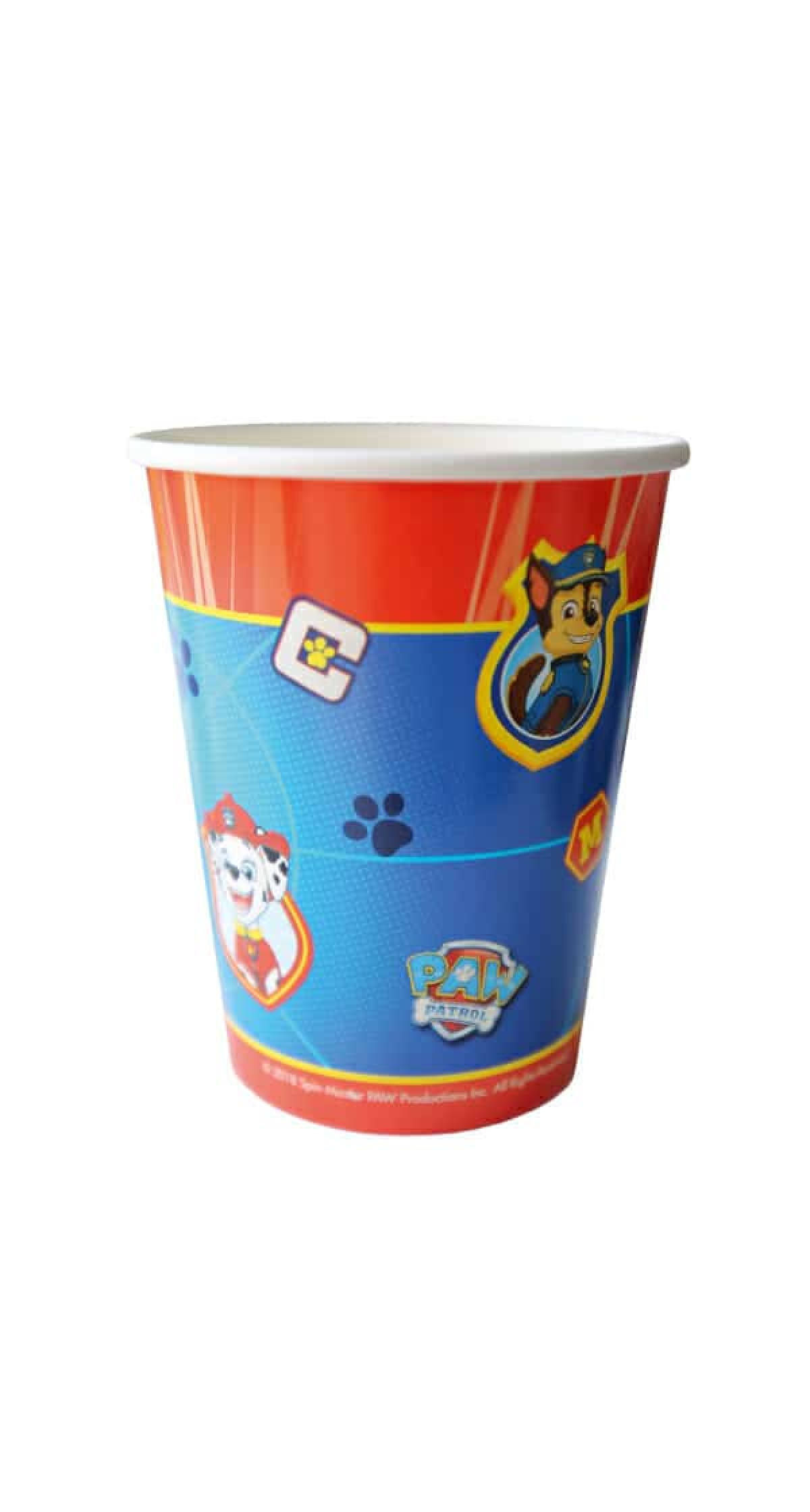 Paw Patrol Paper Cups 250ml - 8pk