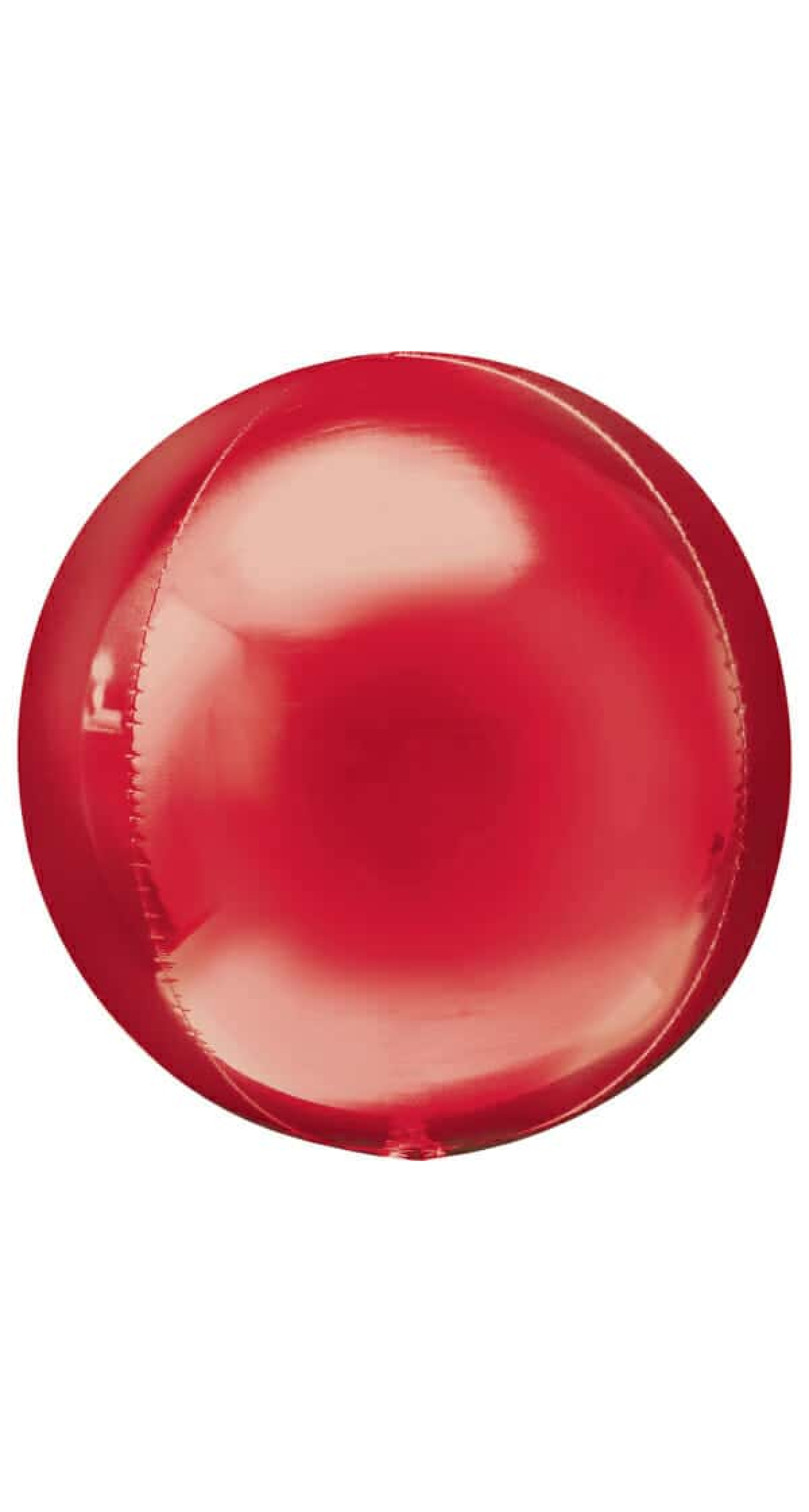 Orbz Red Foil Balloon - 38cm x 40cm