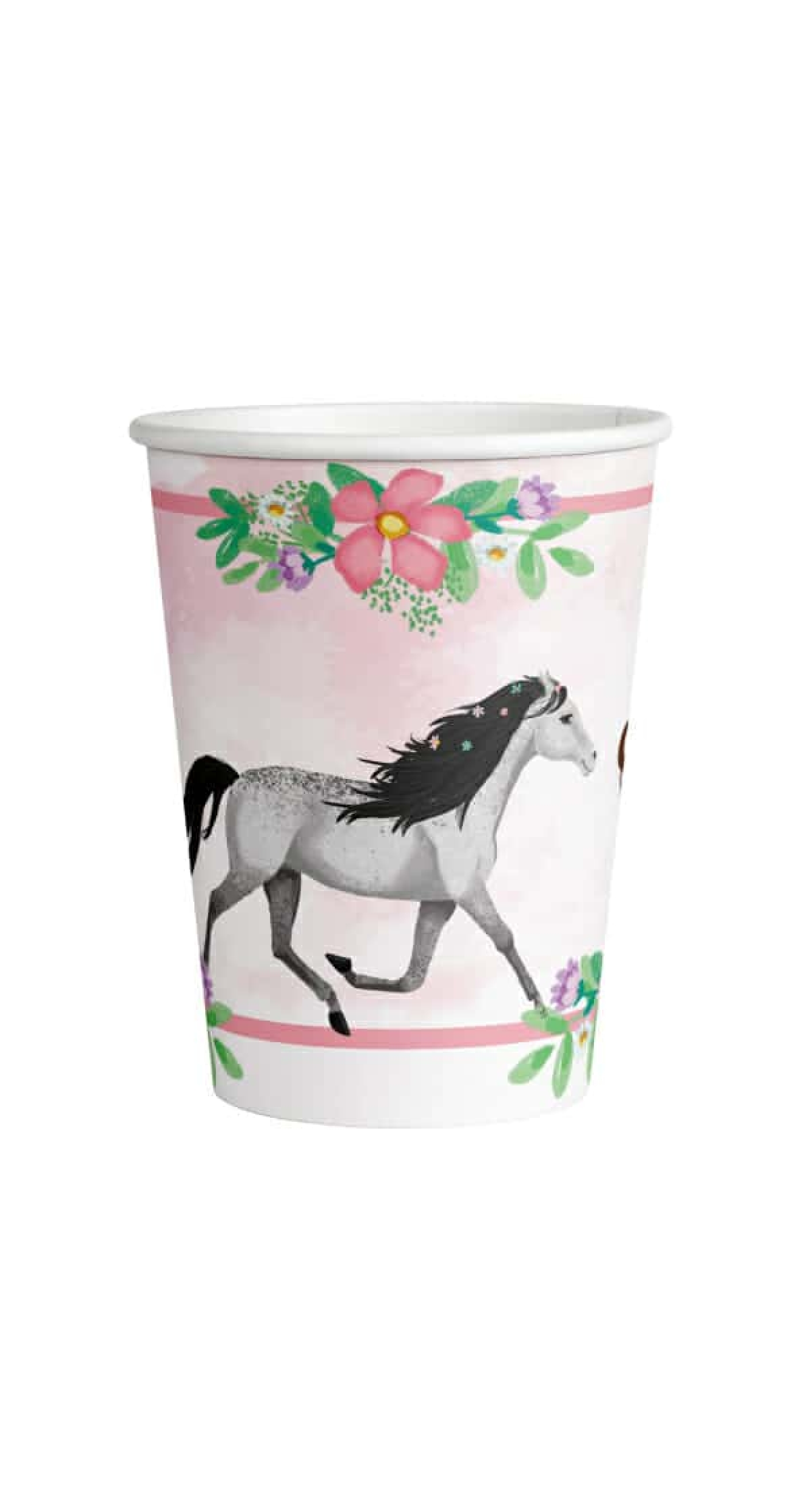 Beautiful Horses Paper Cups 250ml - 8pk