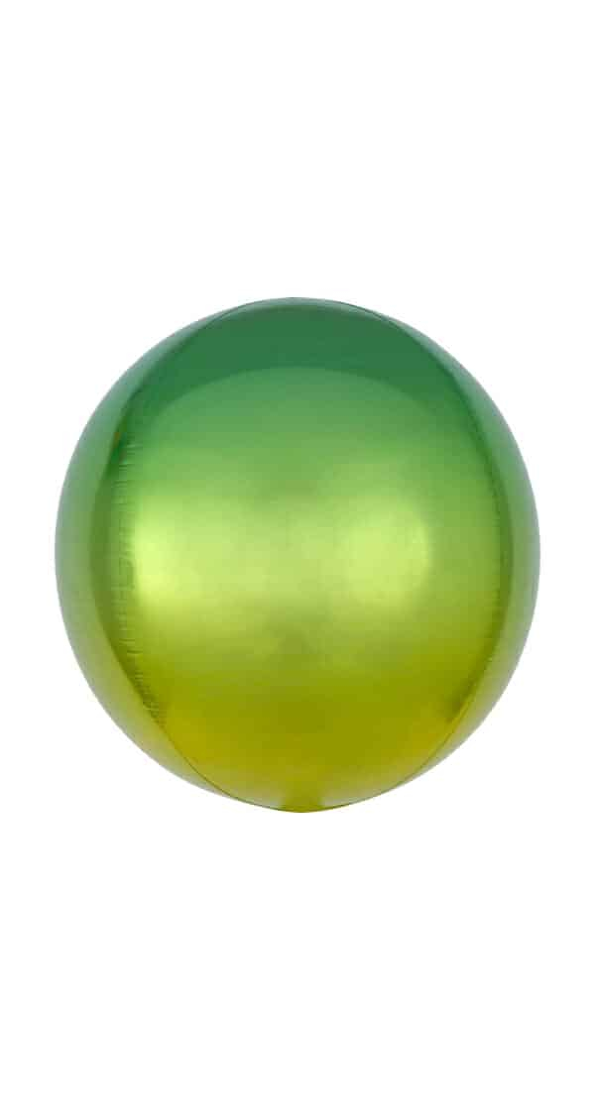 Ombré Orbz Yellow & Green Foil Balloon - 38cm x 40cm