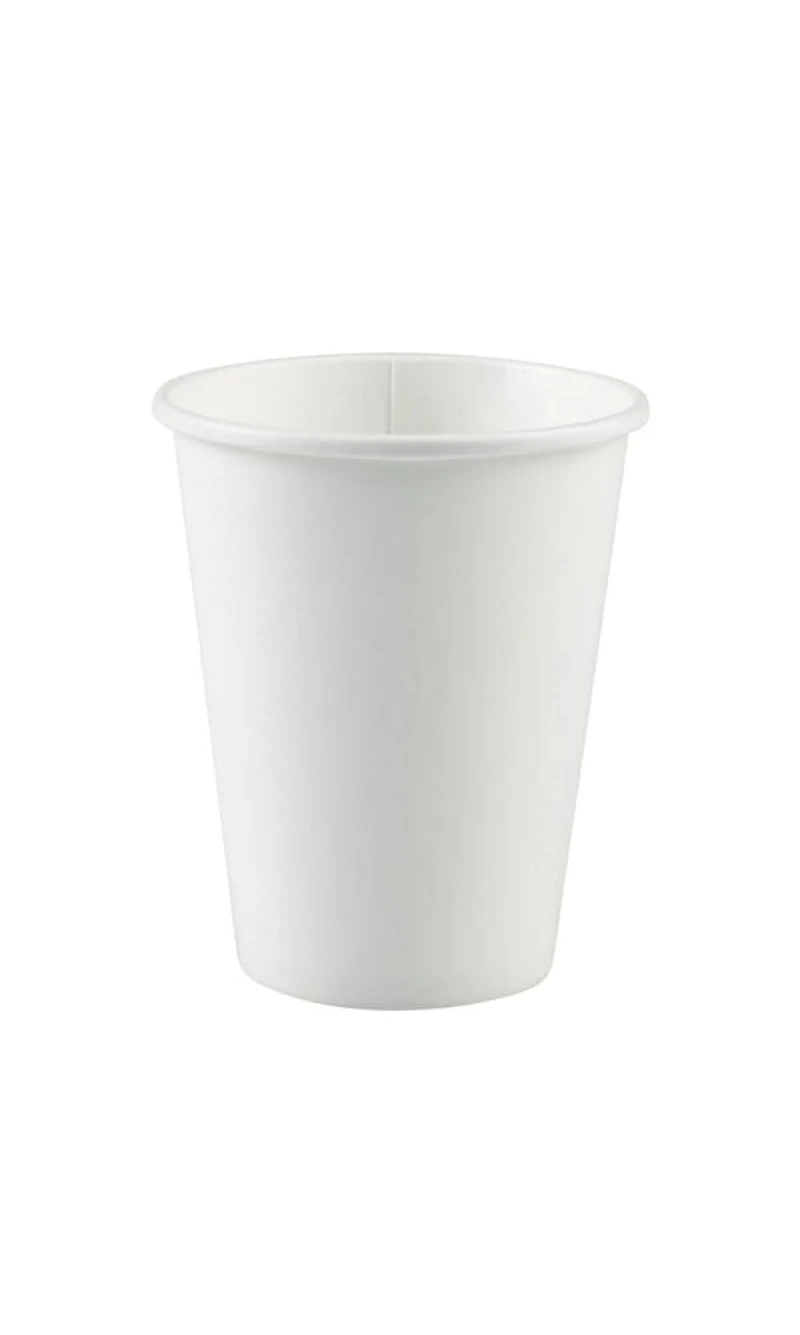 Frosty White Paper Cups 250ml - 8pk