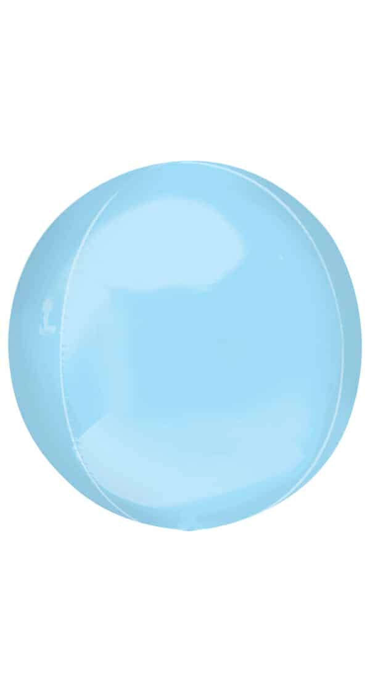 Orbz Pastel Blue Foil Balloon - 38cm x 40cm