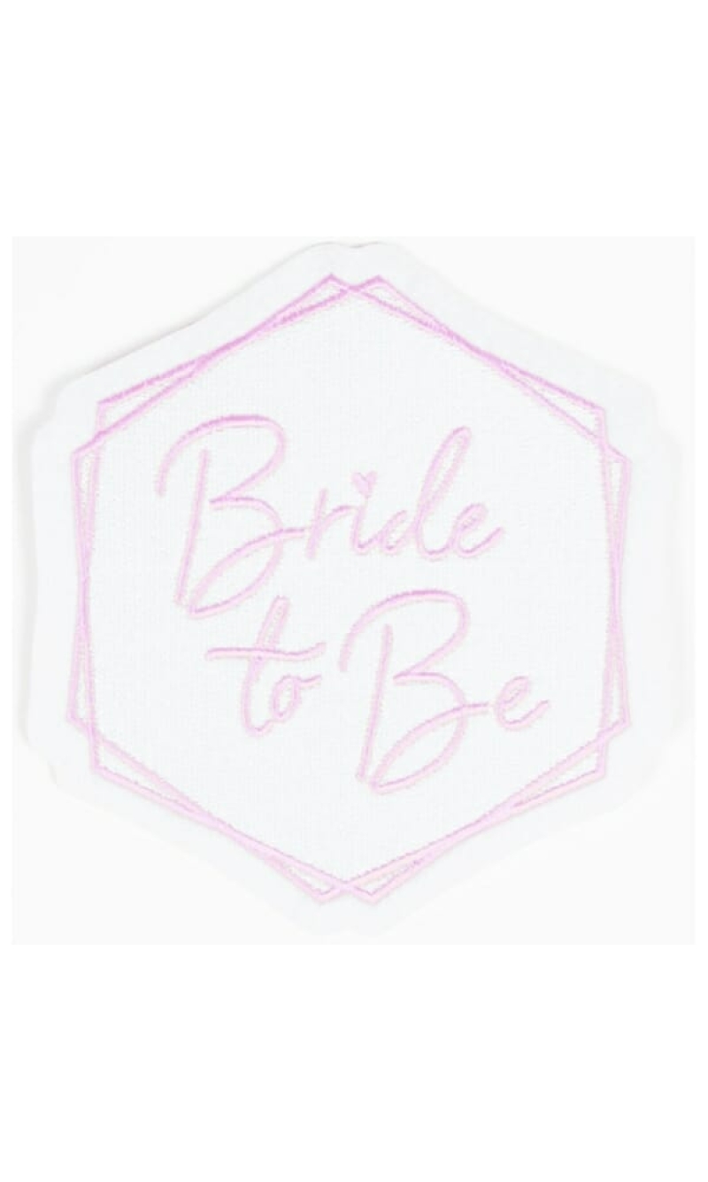Iron on Patch Bride To Be - 9.8cm x 9.1cm