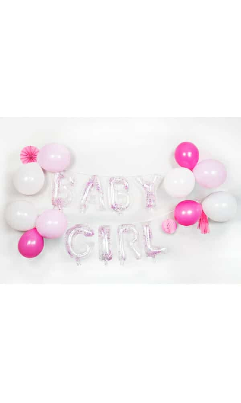 Baby Girl Balloon Garland DIY Kit