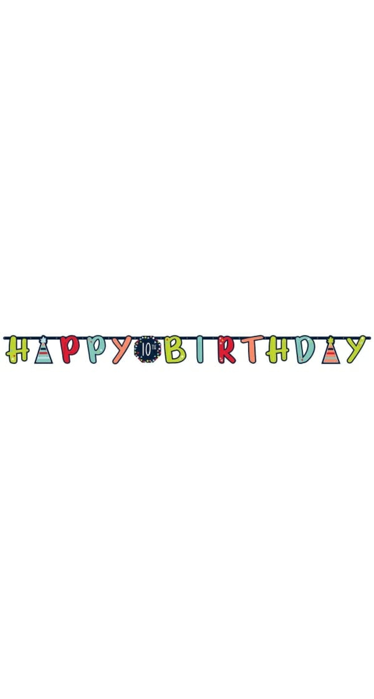 Letter Banner A Reason To Celebrate Add Any Age - 320cm
