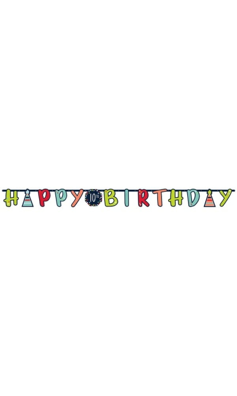 Letter Banner A Reason To Celebrate Add Any Age - 320cm
