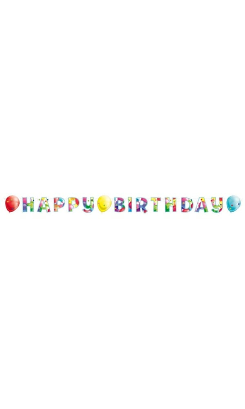 Letter Banner Balloons - 174 x 13cm