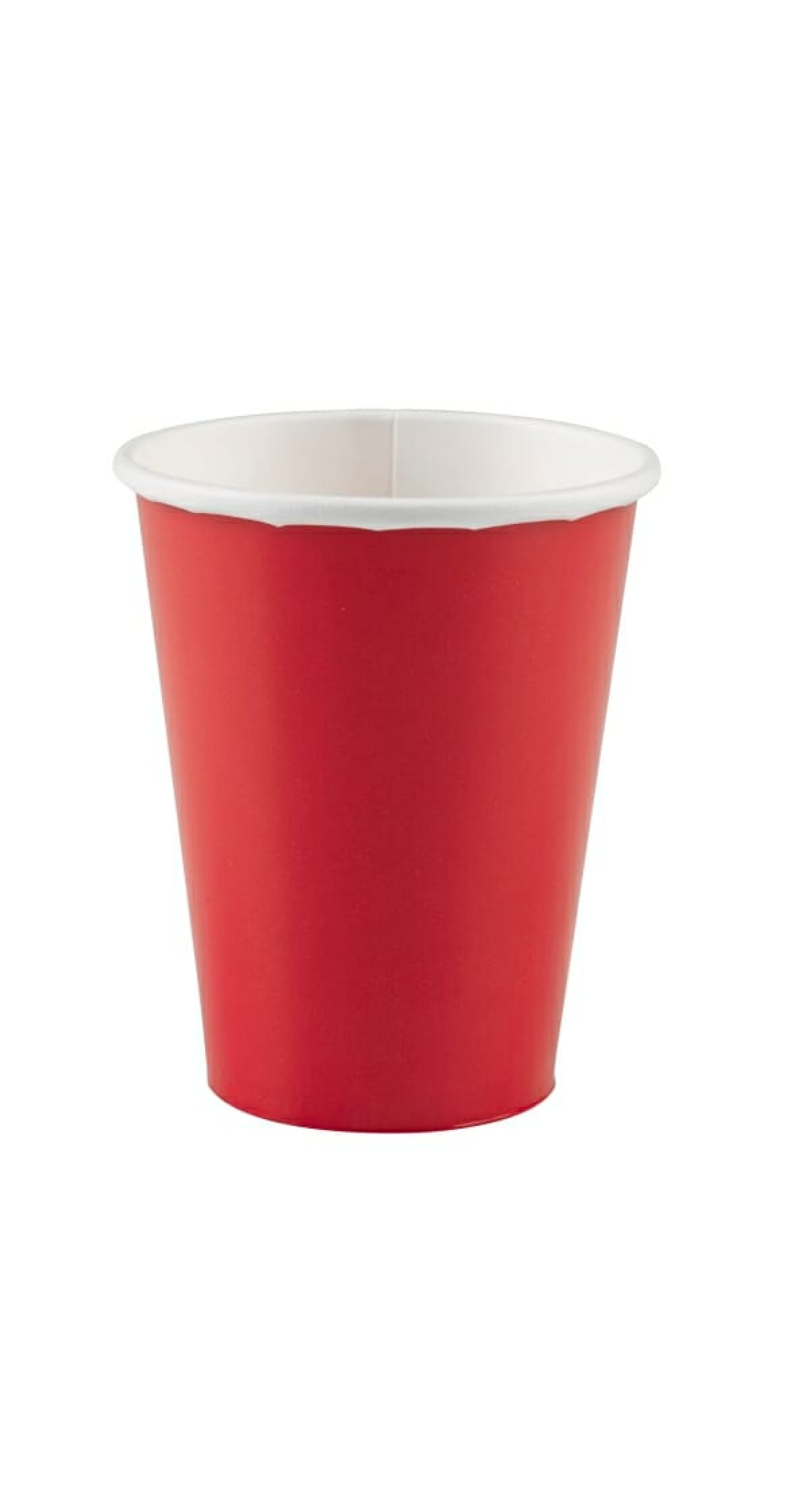 Apple Red Paper Cups 250ml - 8pk
