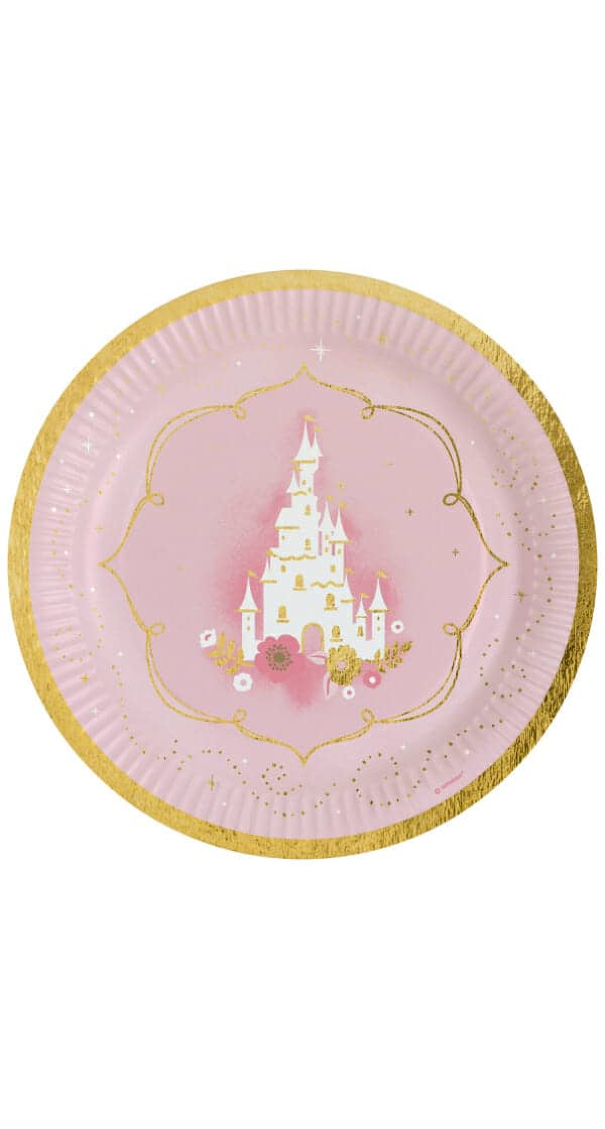 Princess for a Day Round Paper Plates 23cm - 8pk