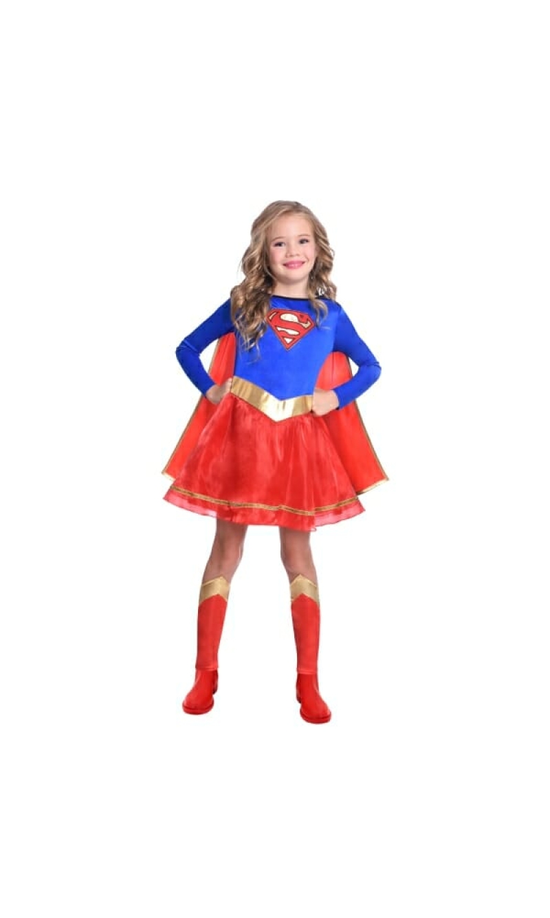 Licensed DC Classic Supergirl - Age 8 to 10 Years